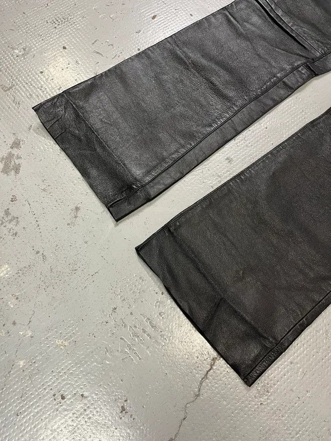Diesel Diesel Biker Leather Black Pants Size US 30 / EU 46 - 8 Thumbnail
