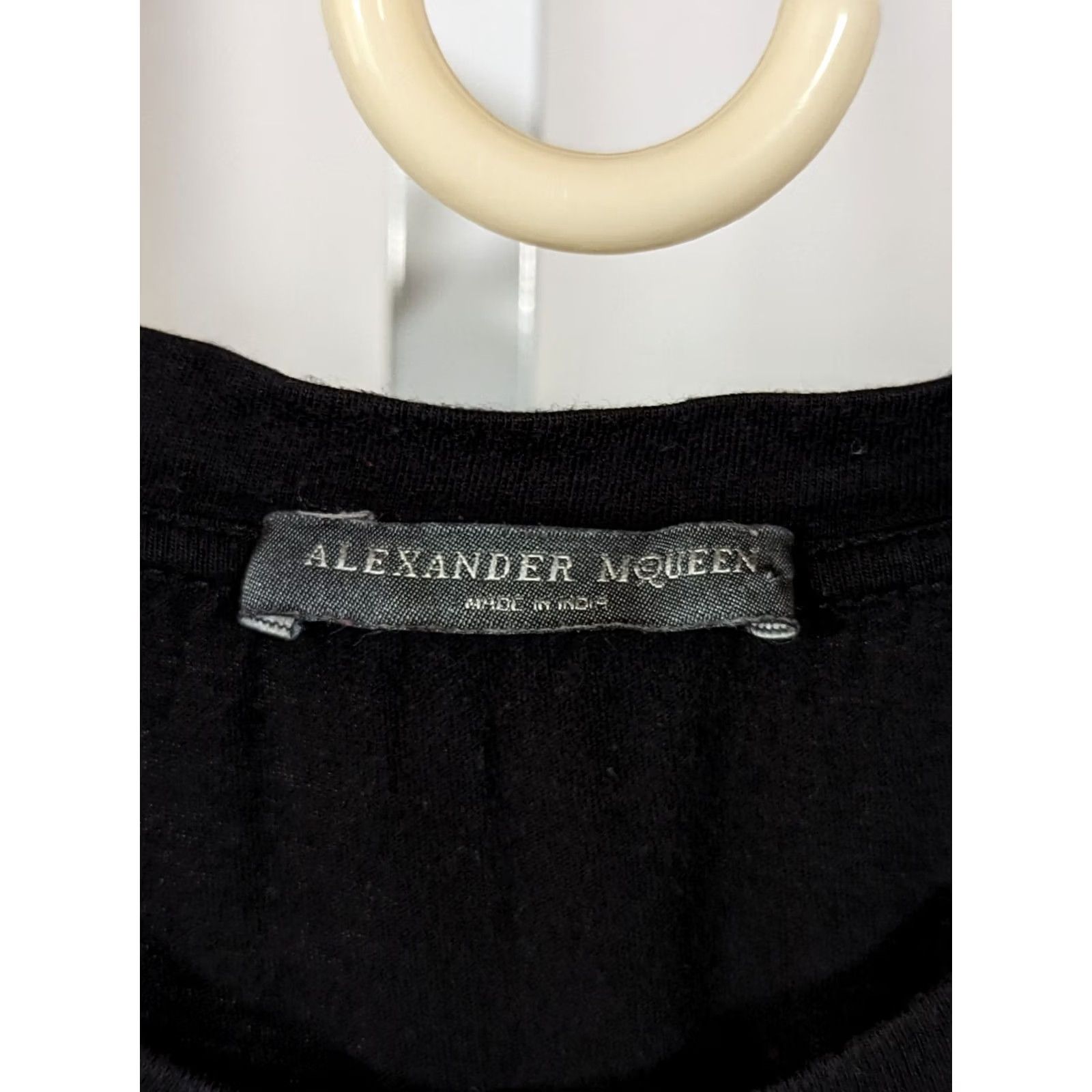 Alexander McQueen VINTAGE Alexander McQueen Archive Embroidered Skull Sequin Diamond T Shirt Black Size 40 Mens? Womens? Size S / US 4 / IT 40 - 6 Thumbnail
