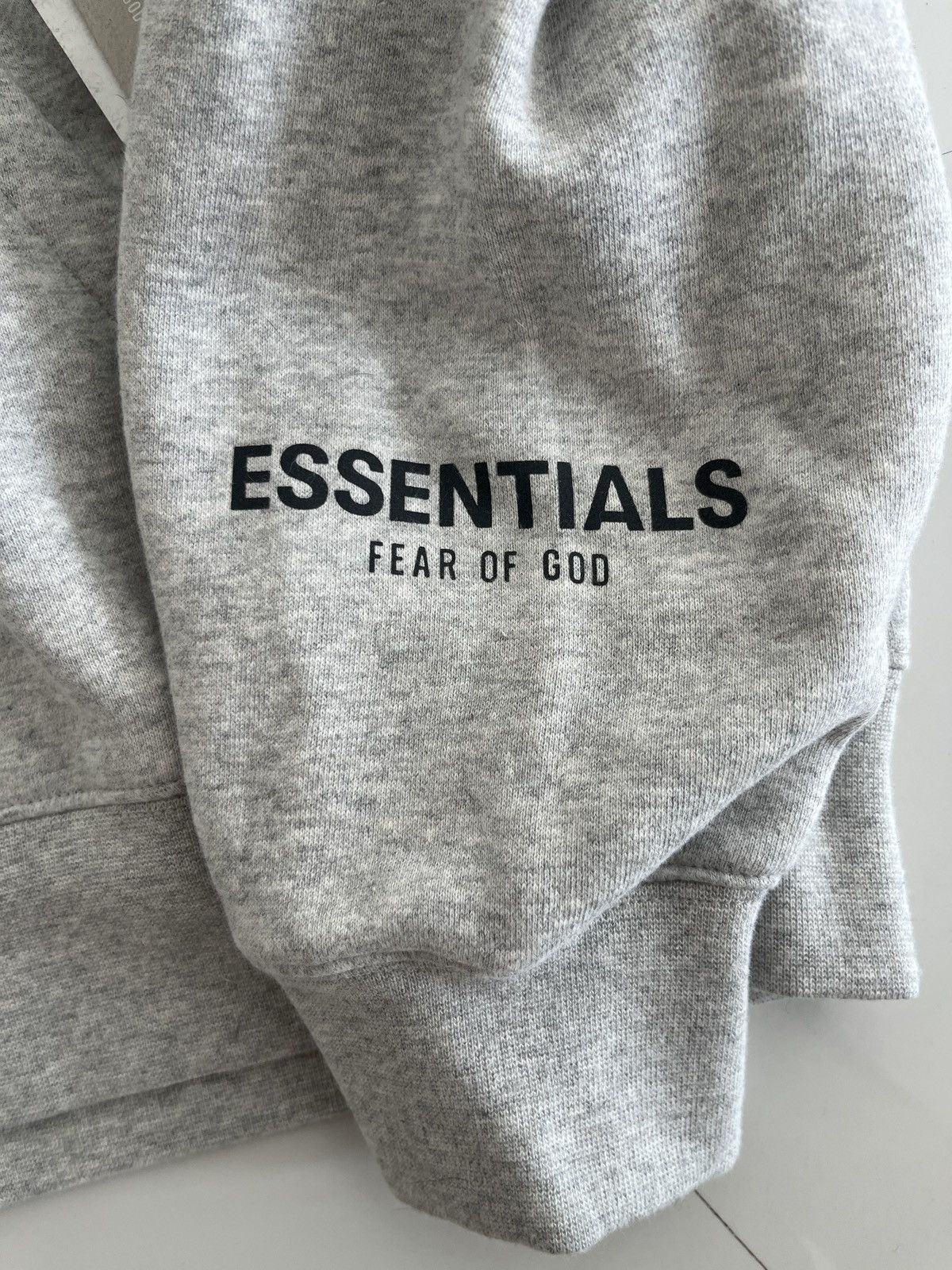 Essentials × Fear of God Fear of God Essentials Core Fleece Hoodie Heather Grey Small Size US S / EU 44-46 / 1 - 4 Thumbnail