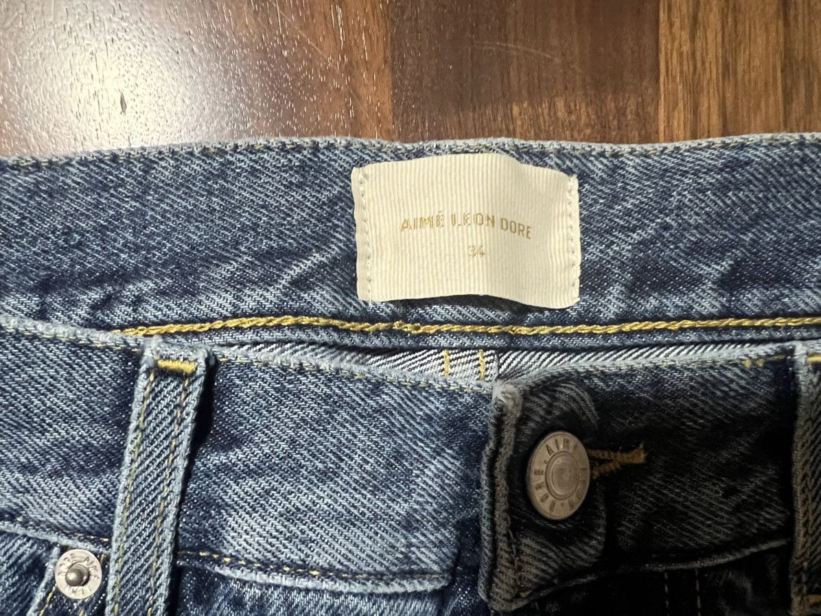 Aime Leon Dore Aime Leon Dore ALD Straight Fit Denim 5-Pocket Blue Jeans 34 Size US 34 / EU 50 - 3 Thumbnail