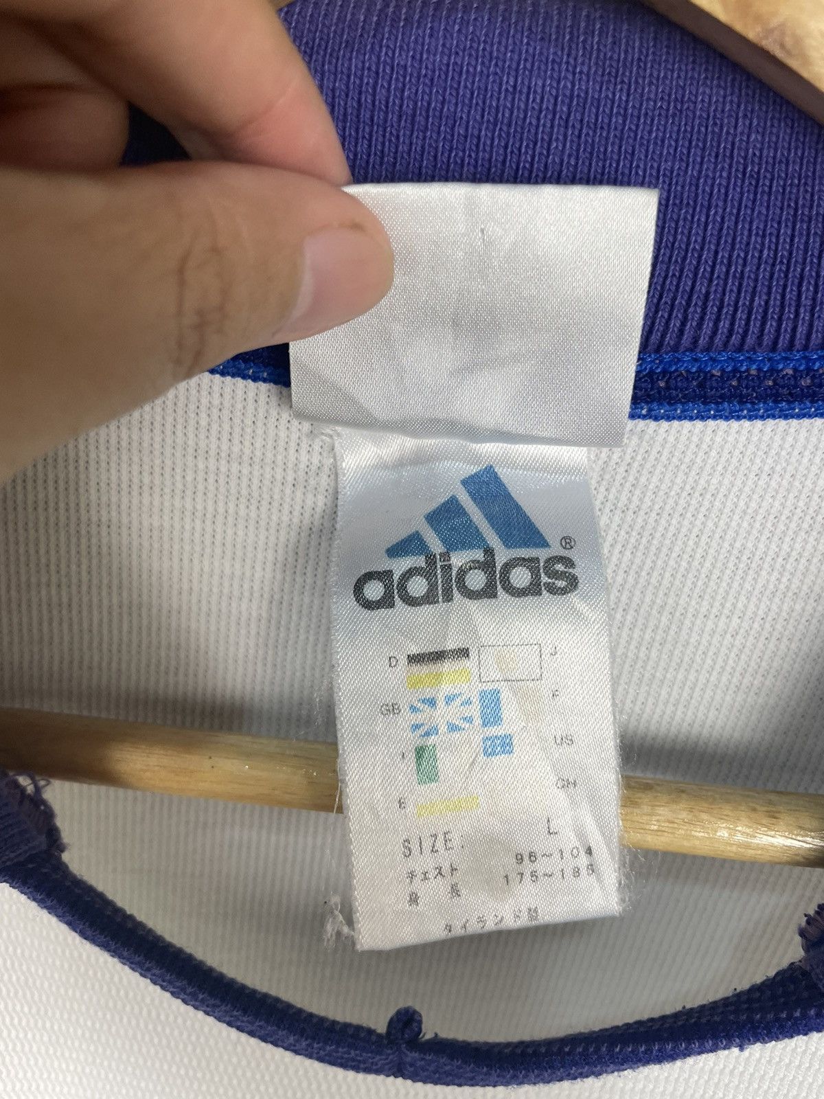 Adidas Vintage Adidas Polo Size US L / EU 52-54 / 3 - 7 Thumbnail