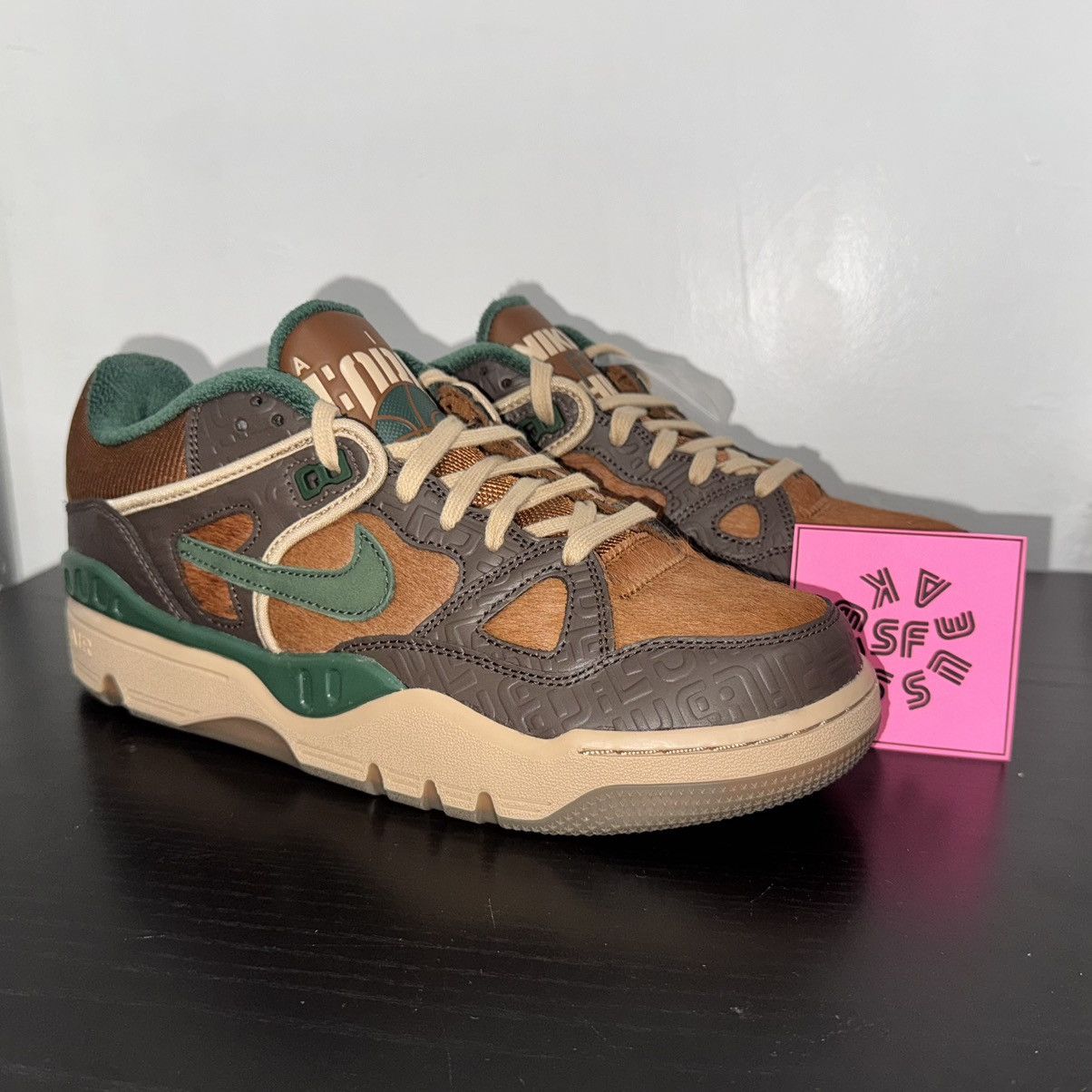 Nigo × Nike NIKE X NIGO AIR FORCE 3 LOW BAROQUE BROWN FIR HQ0260-201 Size US 10 / EU 43 - 1 Thumbnail