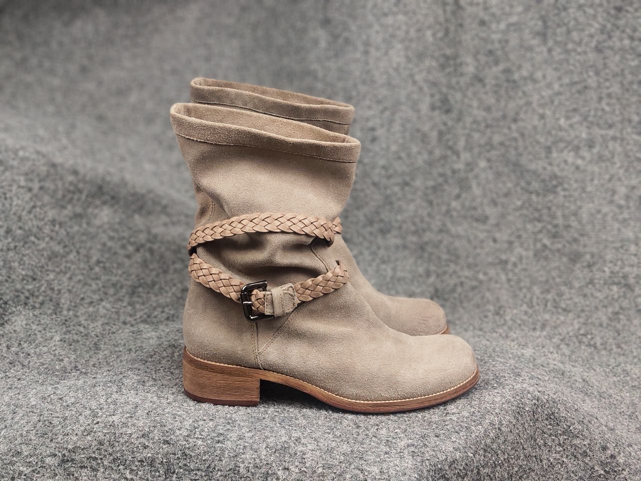 Marina Rinaldi Marina Rinaldi Design suede Leather Ankle Boots Floor Model Size US 8 / IT 38 - 1 Thumbnail