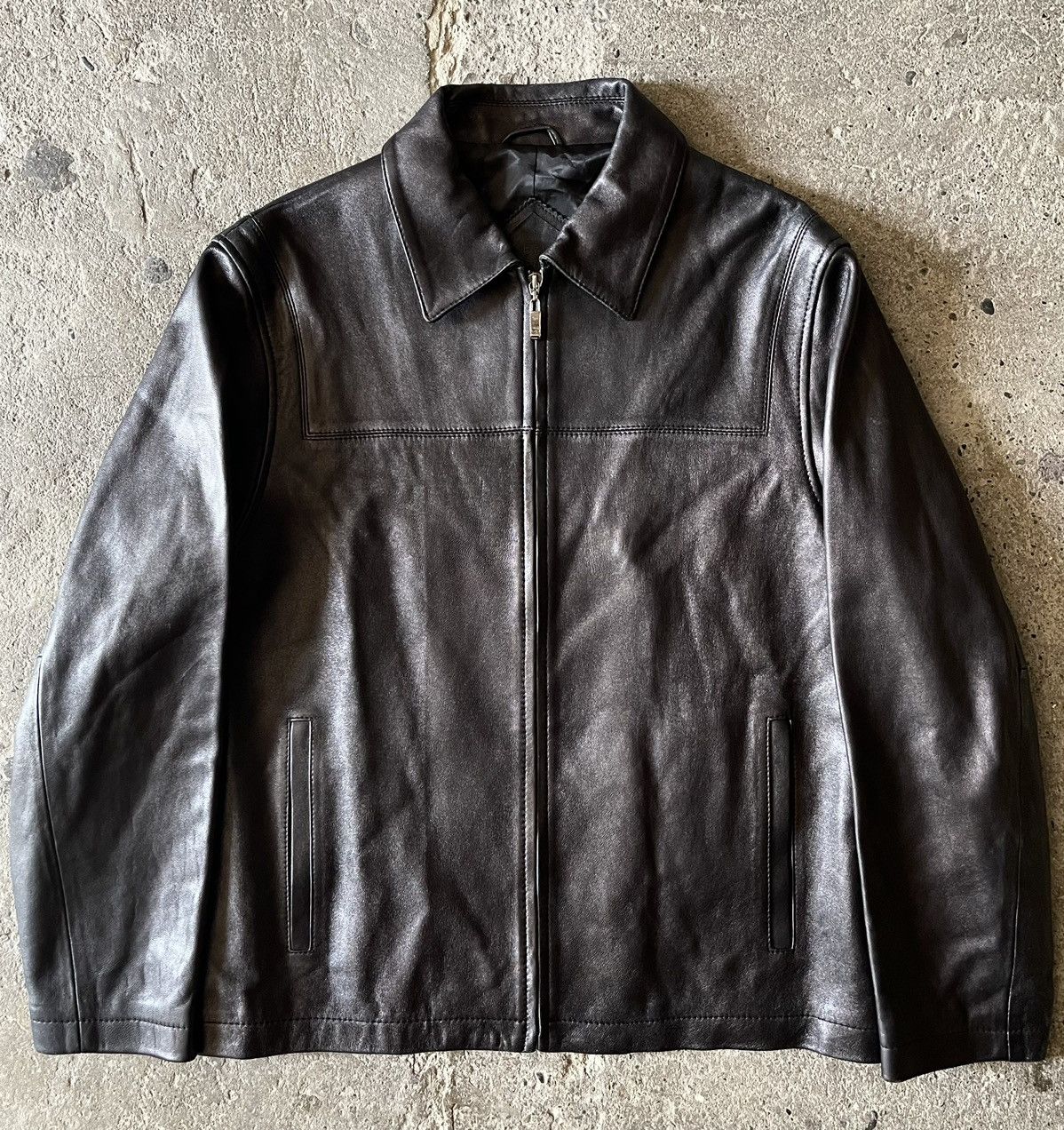 image of Balenciaga - 1997 - Nicolas Ghesquière - Lambskin Leather in Black, Men's (Size Large)