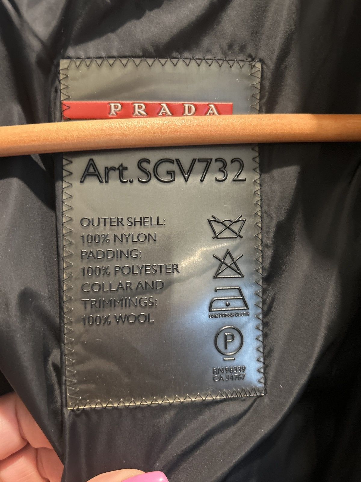 Prada Prada Gore-Tex Insulated Coat – Art. SGV732 – IT 54 (US L) Size US L / EU 52-54 / 3 - 9 Thumbnail