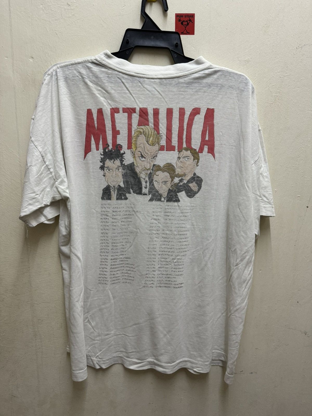 Band Tees Vintage Metallica Size US XL / EU 56 / 4 - 5 Thumbnail