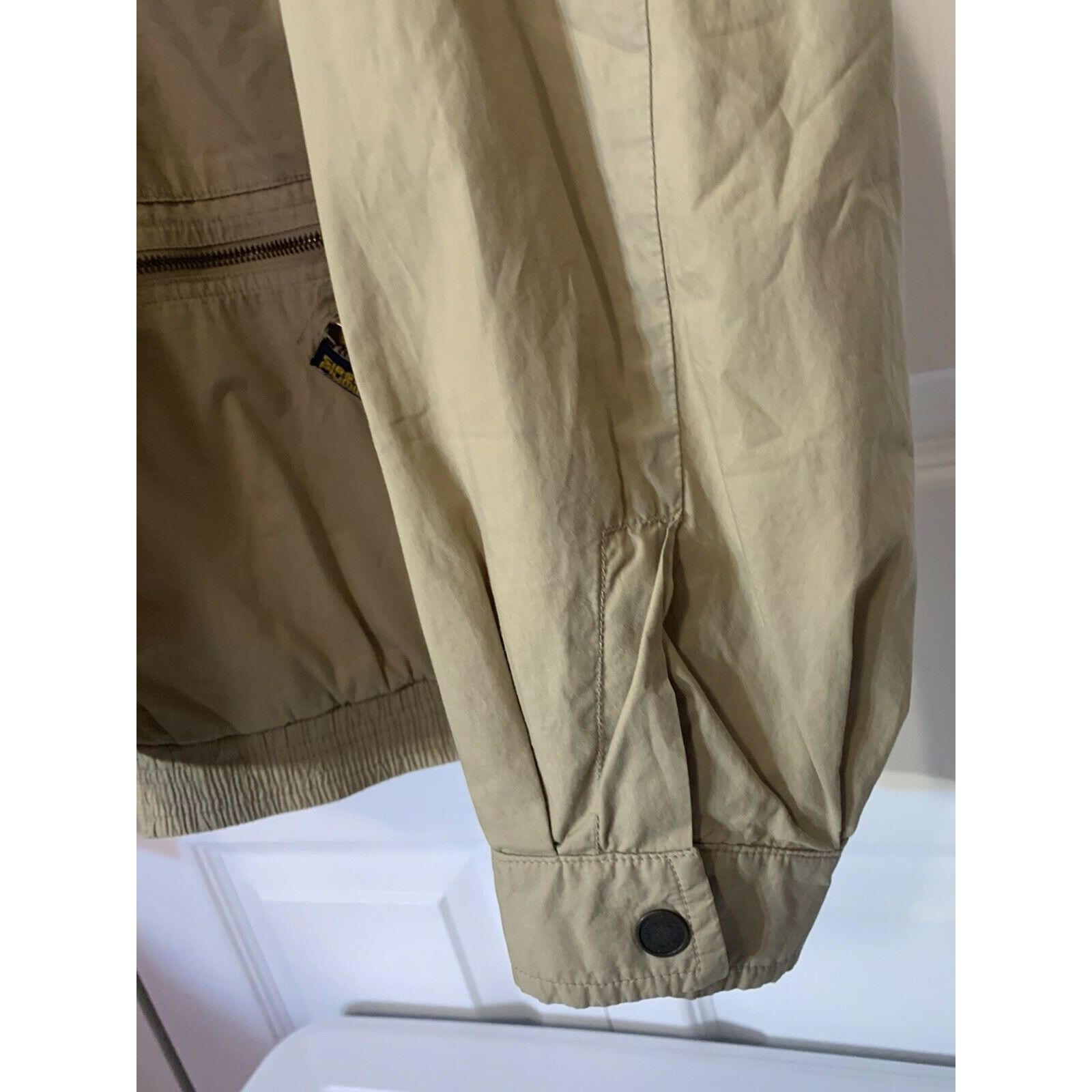 Other Vtg Ciesse Piumini Tan & yellow full zip windbreaker jacket Size US L / EU 52-54 / 3 - 10 Thumbnail