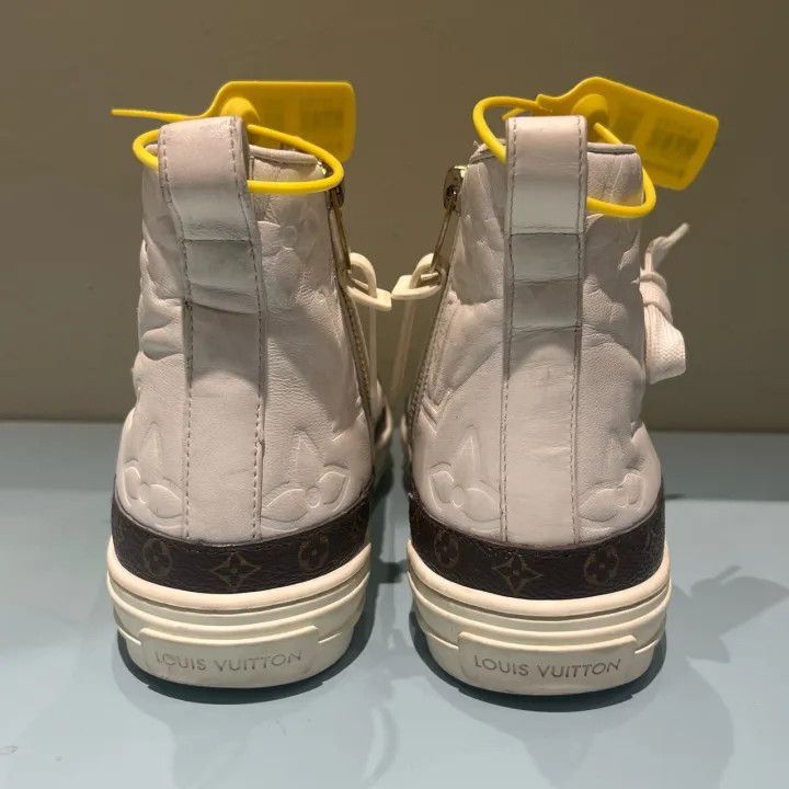 Louis Vuitton Louis Vuitton Stellar High-Top Sporty Sneakers -2508 Size US 5 / IT 35 - 3 Thumbnail