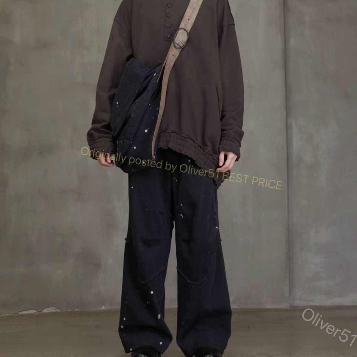 Ziggy Chen Ziggy Chen x Iolom 24AW ink‑splatter large bag YYYY17/2610 Size ONE SIZE - 2 Thumbnail
