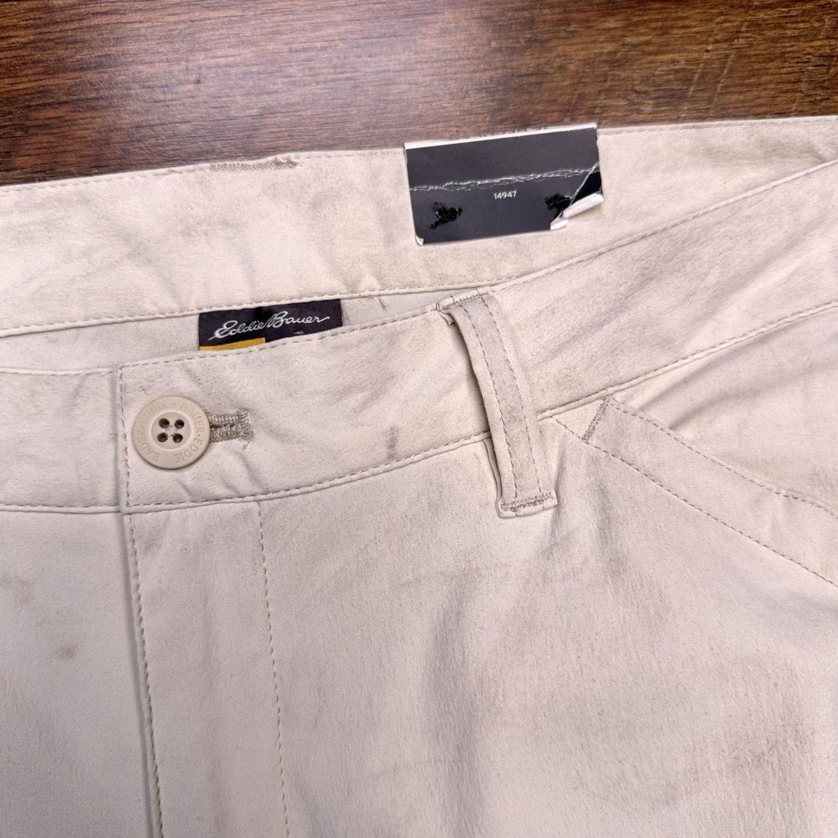 Eddie Bauer Eddie Bauer Travex Pants Womens 16 Tan Mid Rise Stretch New Casual Straight Cargo Hiking Fall Spring Summer Winter Men/Women? Size 38" / US 16 / IT 52 - 5 Thumbnail