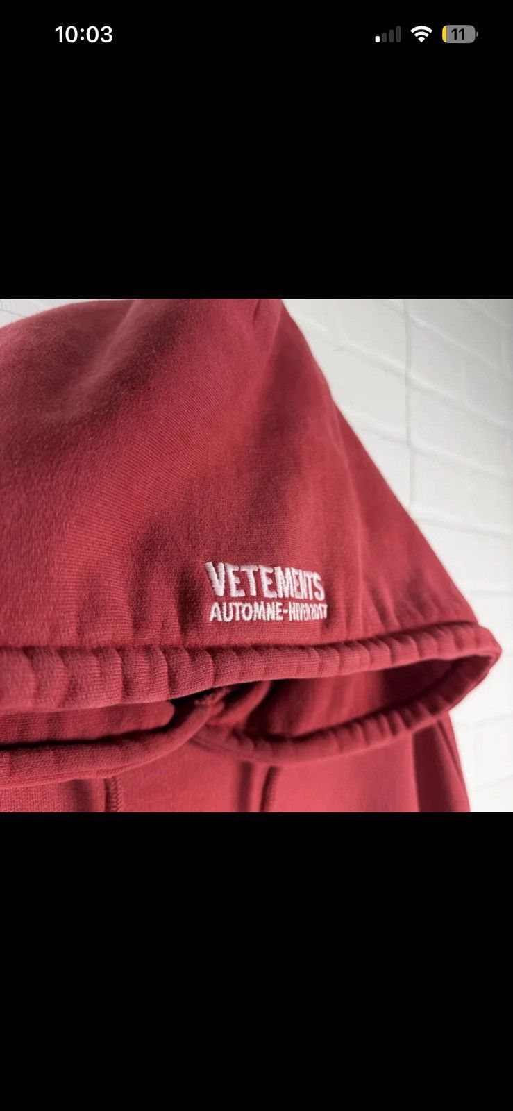 Vetements Vetements Hoodie „ May the Bridges I burn light the Way“ S Size US S / EU 44-46 / 1 - 3 Thumbnail