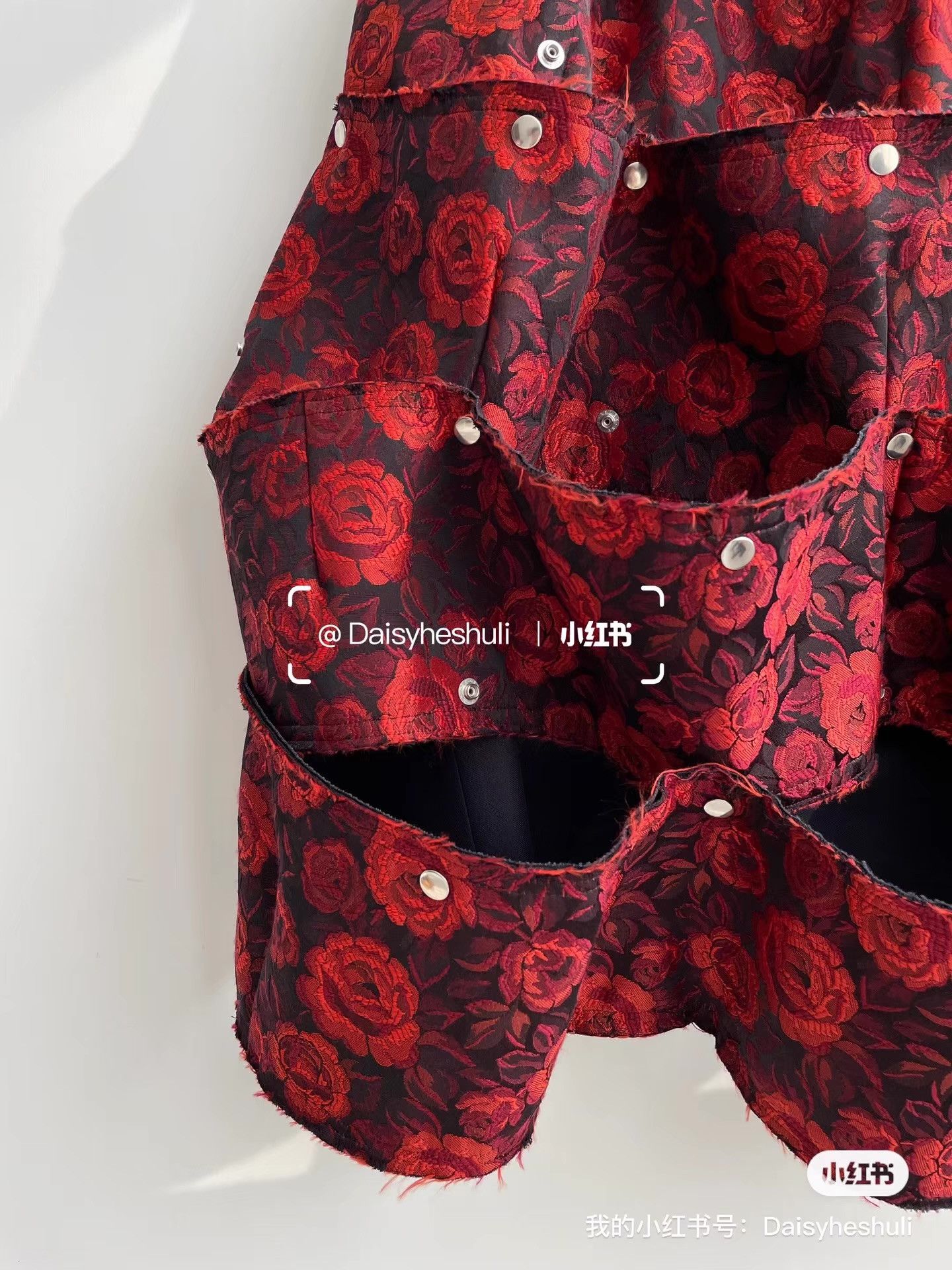 Comme des Garcons Comme des Garçons Wear Rose Embroidery Midi Skirt Ｑ24 Size 38" / US 16 / IT 52 - 7 Thumbnail
