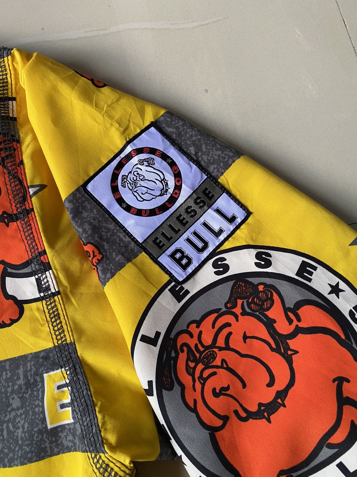 GQ994◇ellesse : BULLDOG :スキージャケット◇O◇ HAMDULILLAH SOLD❤️🫶🏻🥷🥹 . Vintage Ellesse Bulldog Full