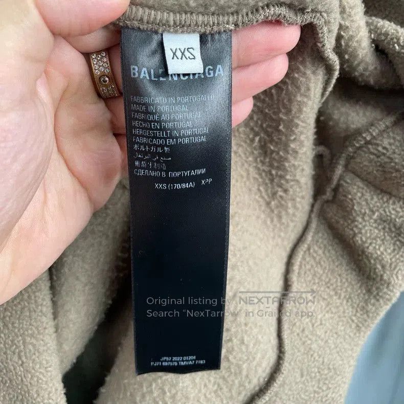 Balenciaga Balenciaga 3210 Fleece Sweatshirt. Size US XXS / EU 40 - 4 Thumbnail