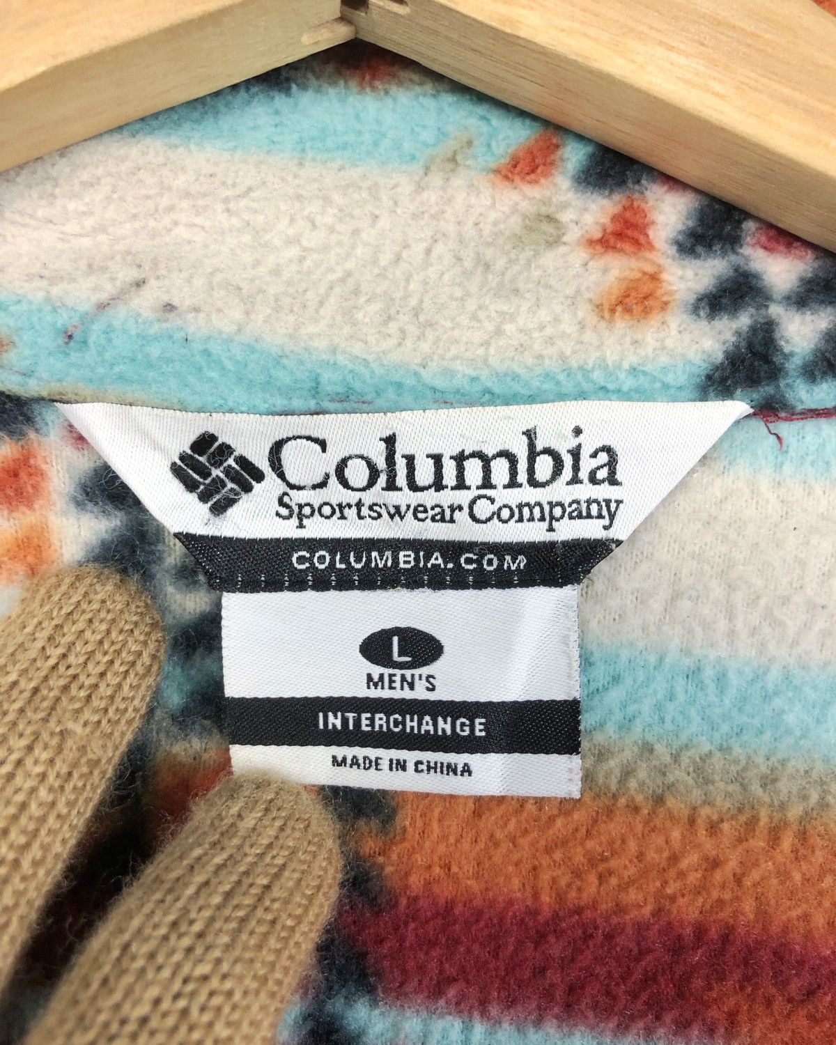 Columbia Rare Columbia Sportswear Aztec Navajo Zipper Fleece Jacket Size US L / EU 52-54 / 3 - 9 Thumbnail