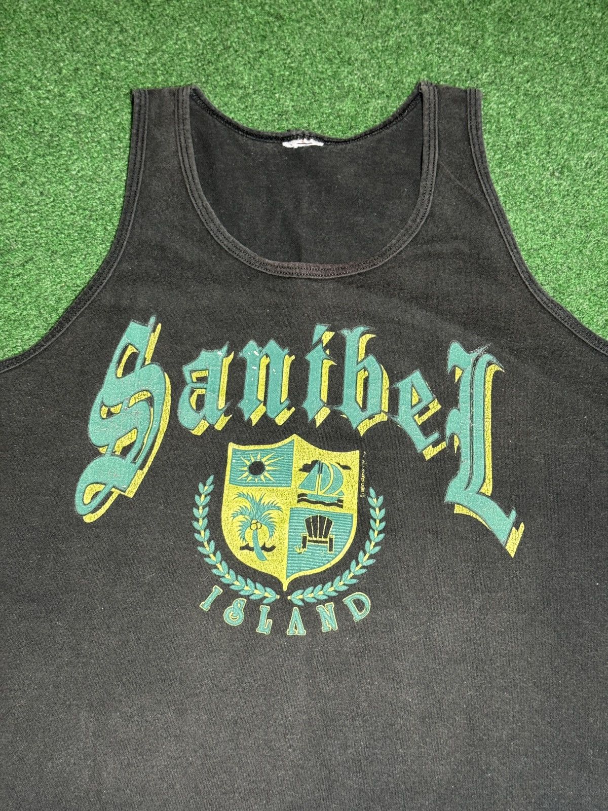 Vintage Vintage 90s Sanibel Island Florida Lee County Tank Top Size US L / EU 52-54 / 3 - 2 Thumbnail
