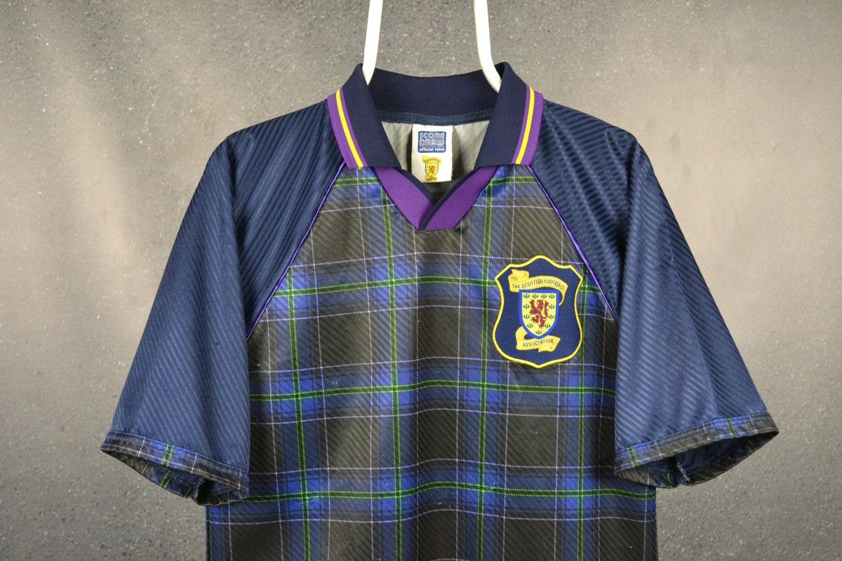 Vintage Scotland 1994/95 Football Shirt Score Draw Soccer Jersey M Size US M / EU 48-50 / 2 - 3 Thumbnail