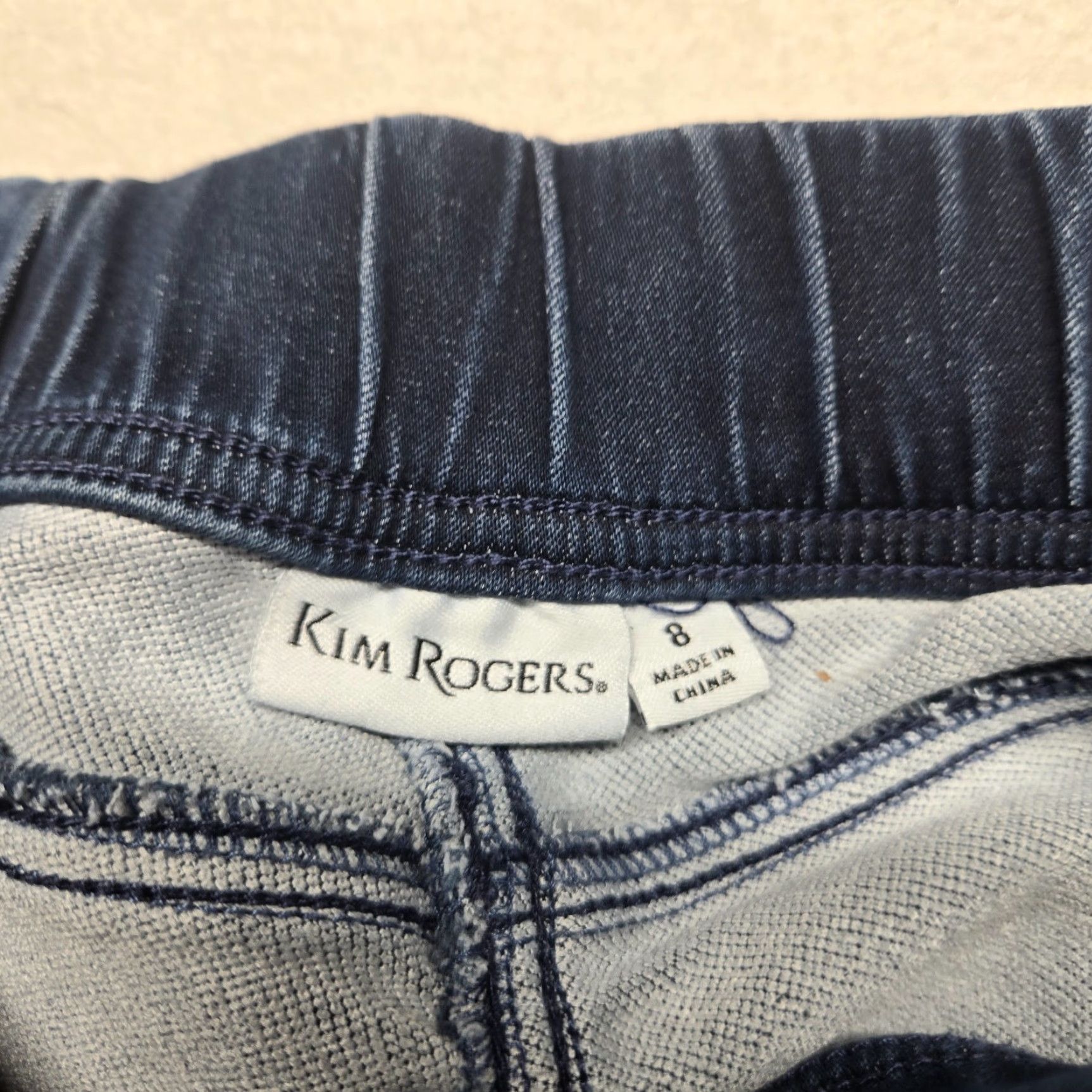 Vintage Kim Rogers Dress Pants Solid Blue Adult Women Size 8 Pants Casual Stretchy Material Size 30" / US 8 / IT 44 - 2 Thumbnail