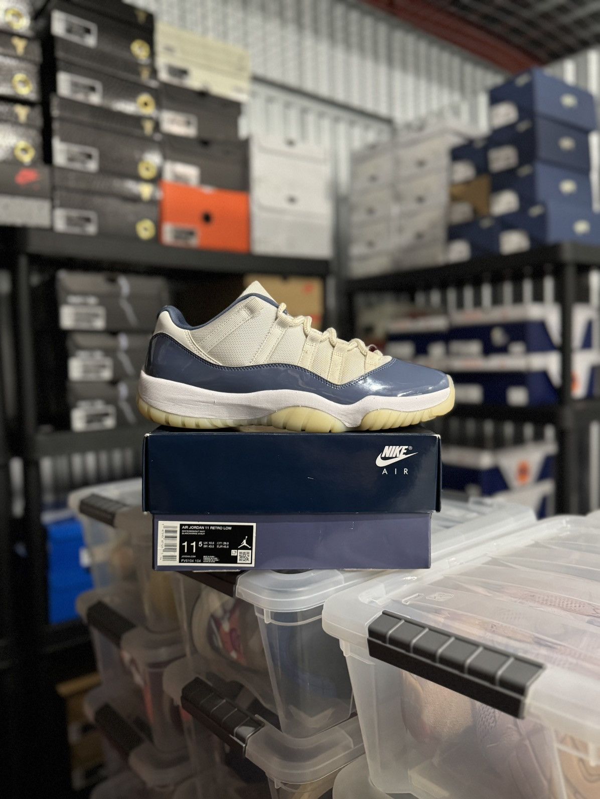 Jordan Brand Jordan 11 Retro Low Diffused Blue Size 11.5 Size US 11.5 / EU 44-45 - 1 Thumbnail