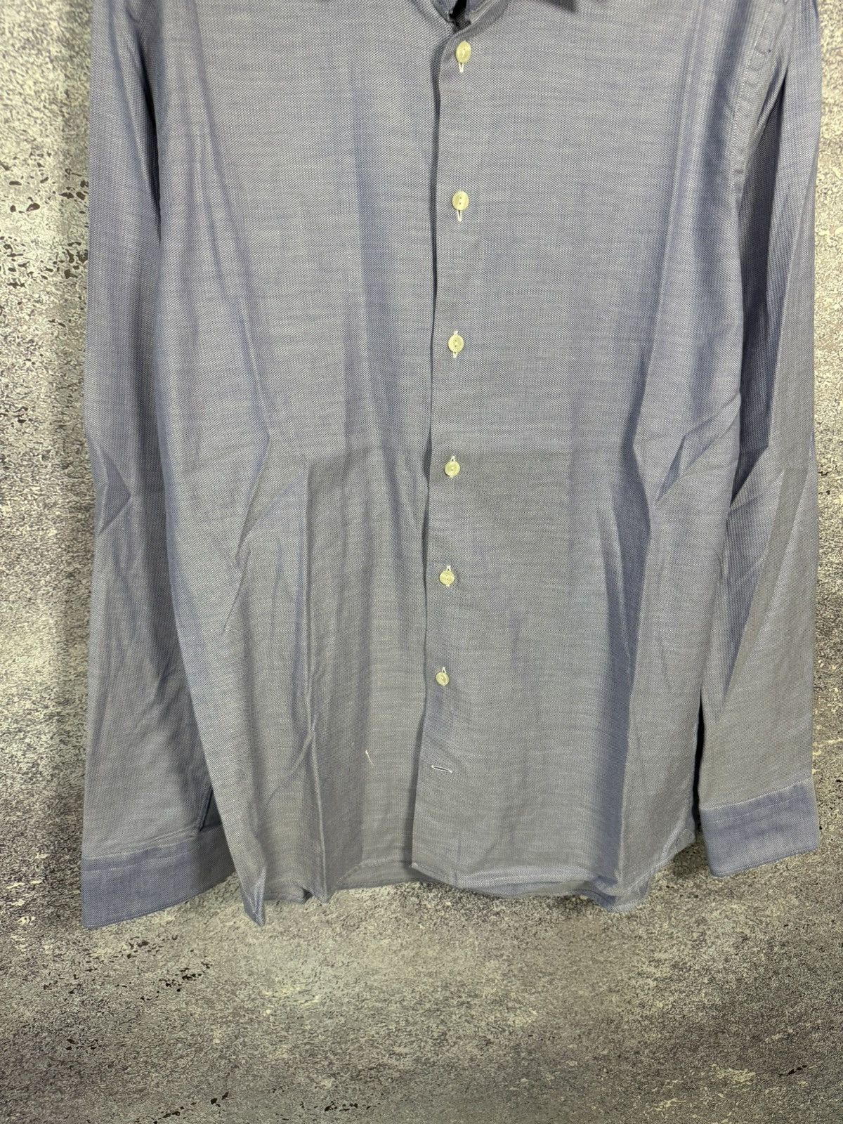 Eton ETON York Slim Formal Shirt Men’s Large Button Up Cutaway Size US L / EU 52-54 / 3 - 4 Thumbnail
