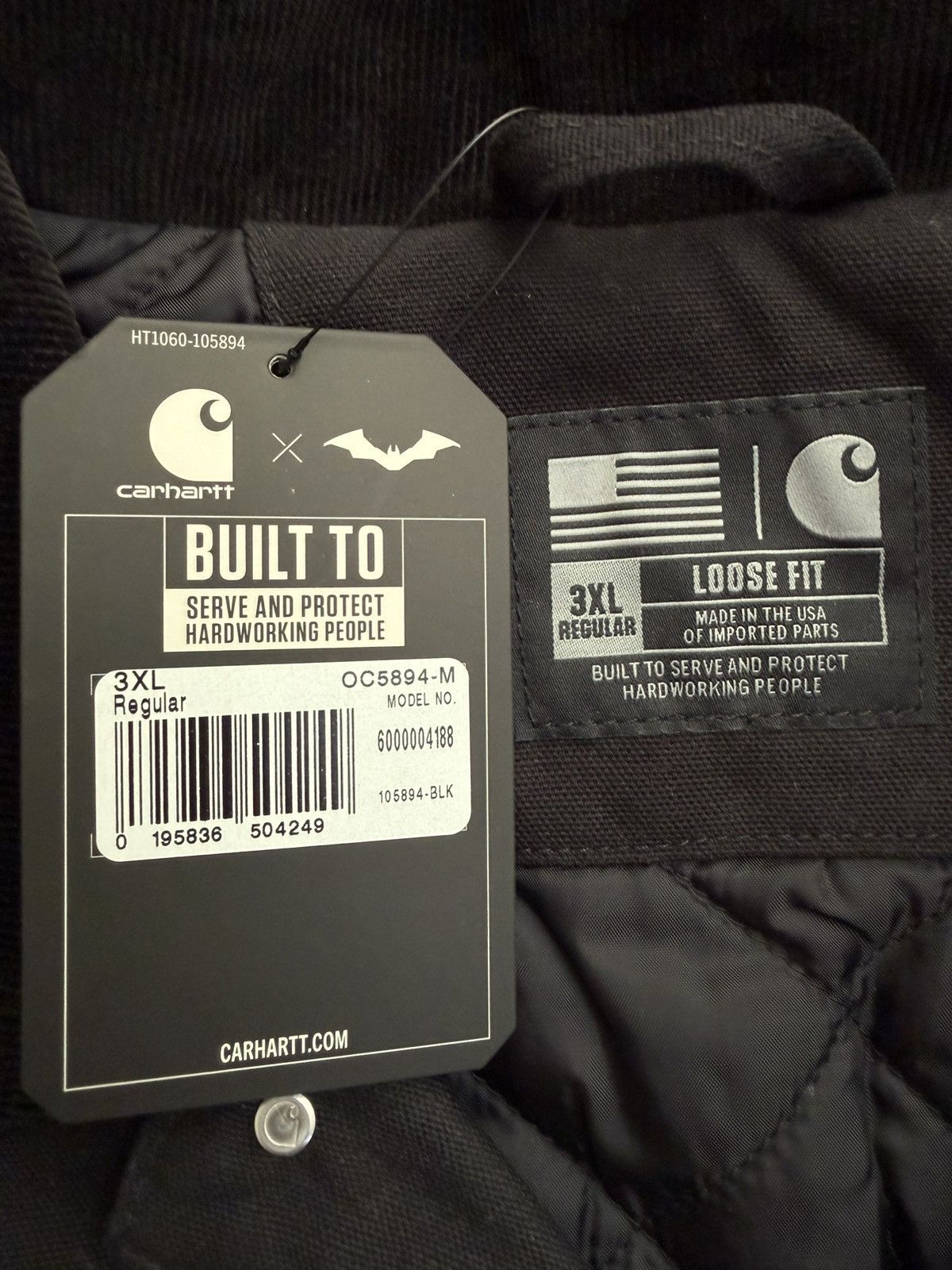 Carhartt Carhartt x The Batman Duck Chore Coat #74/100 3XL NWT RARE Size US XXL / EU 58 / 5 - 9 Thumbnail