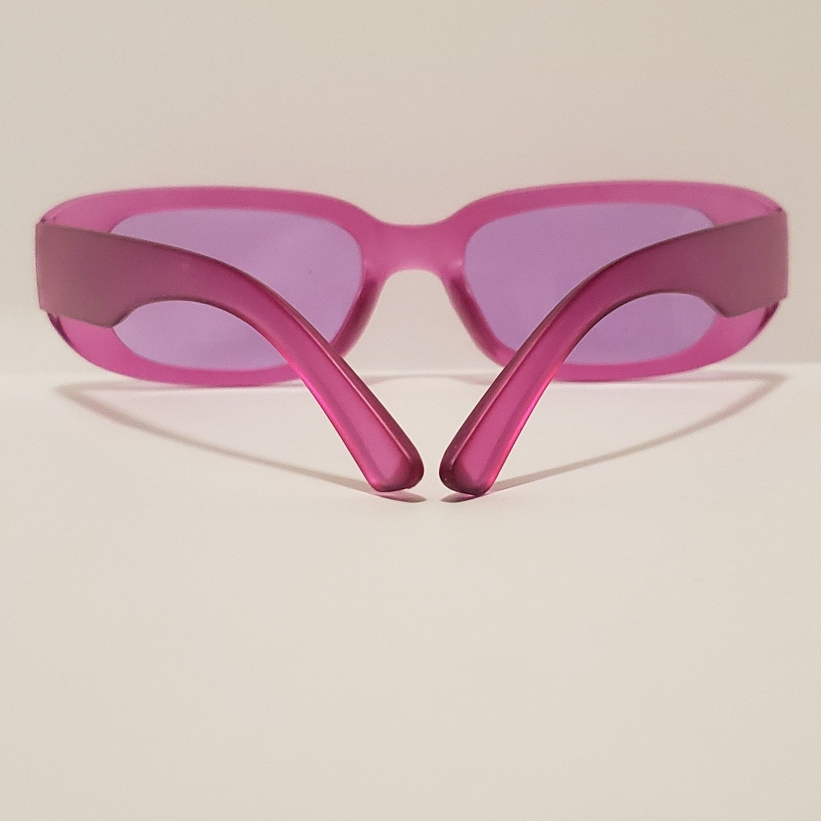 Other Y2k Retro Square Magenta Sunglasses #28S Size ONE SIZE - 4 Thumbnail