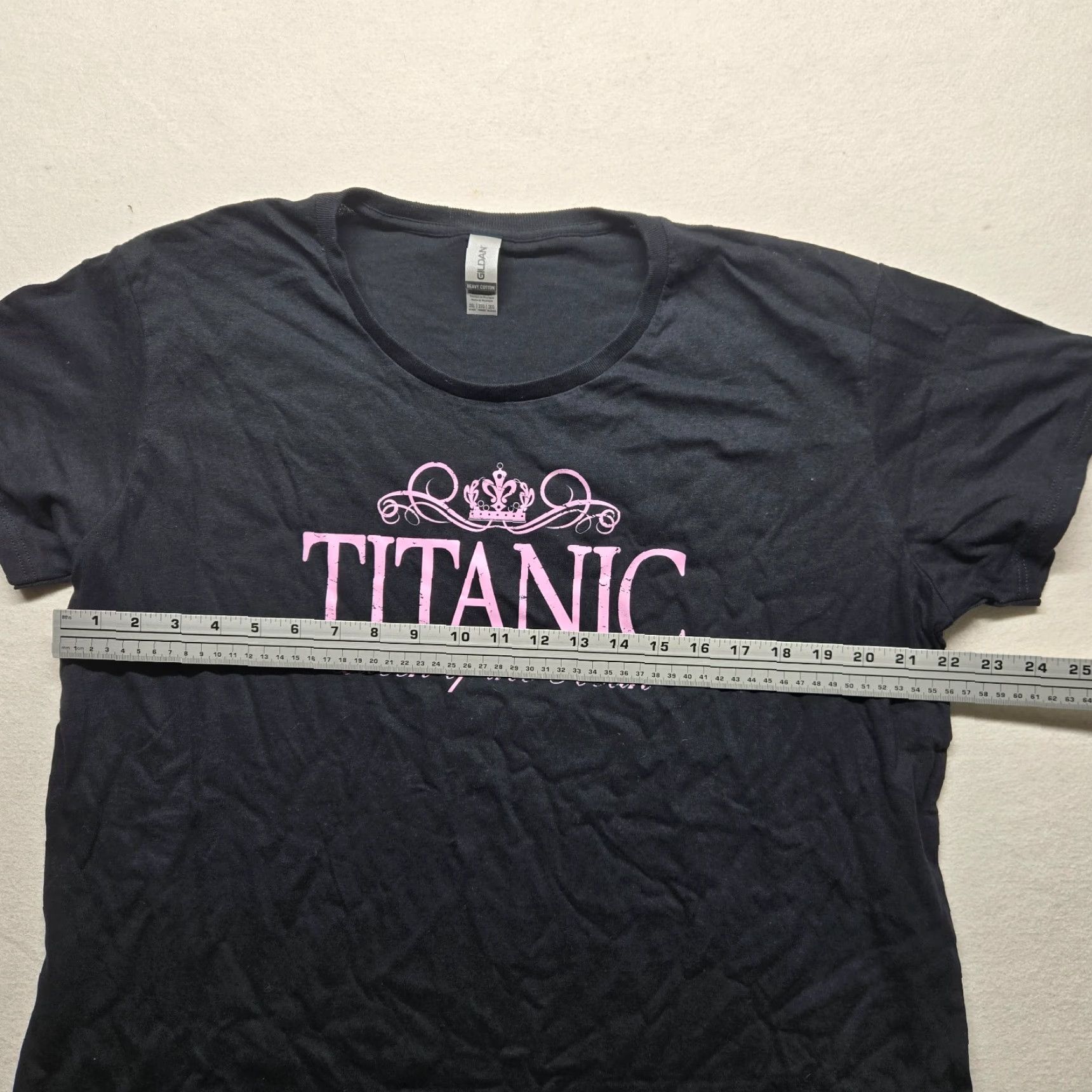 Gildan Titanic Queen of the Ocean Ship Short Sleeve Tee T-Shirt Adult 2XL Gray Unisex Mens Womens Boys Girls Shirt 2XL Size US XXL / EU 58 / 5 - 4 Thumbnail