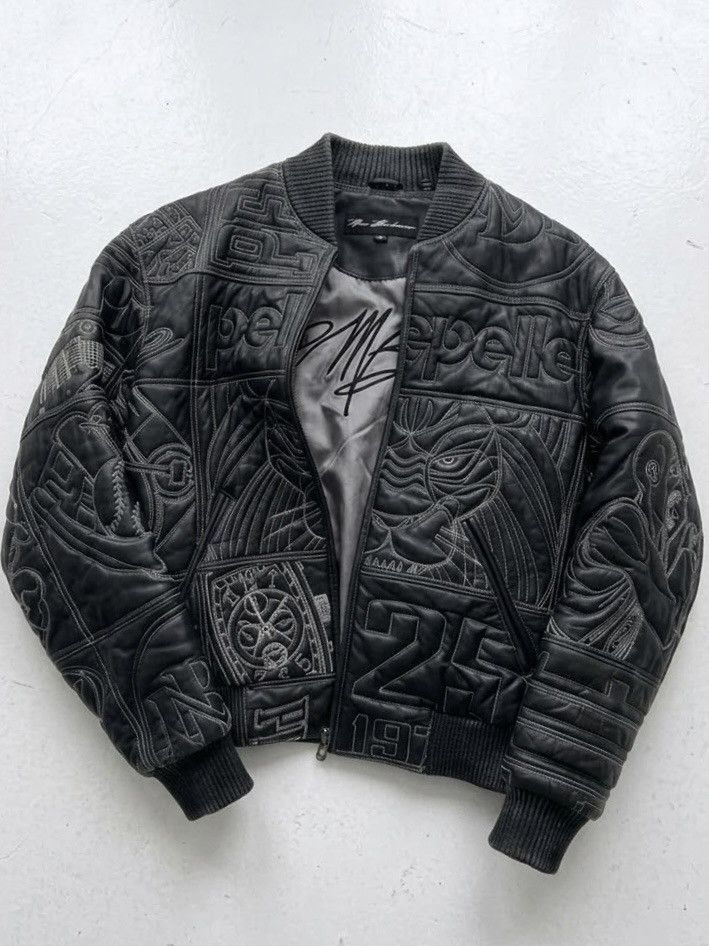 Pelle Pelle Pelle Pelle Vintage 2003 Marc Buchanan Leather Bomber Size US S / EU 44-46 / 1 - 1 Thumbnail