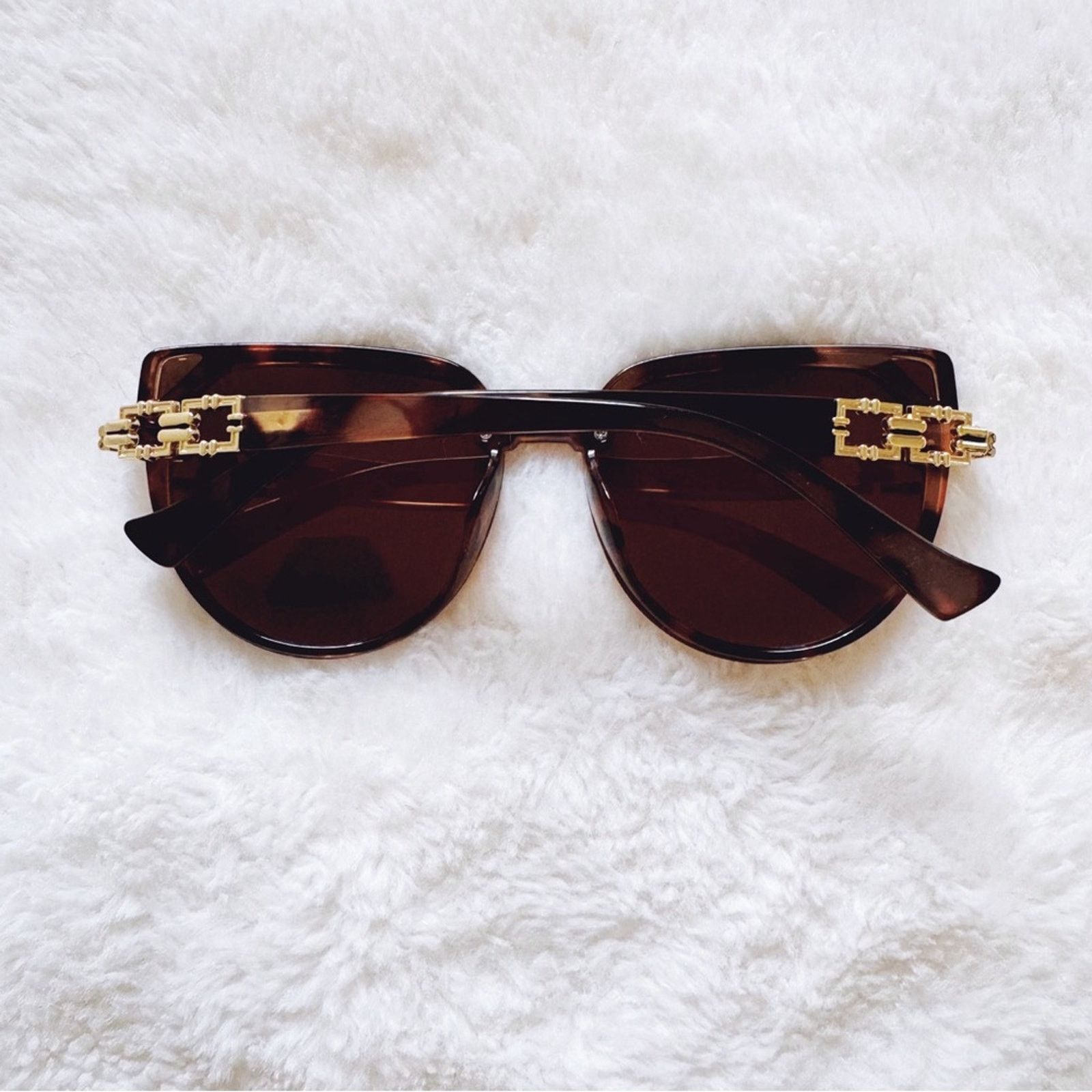 Other Genevieve Tortoise Brown Rimless Polarized Sunglasses Size ONE SIZE - 9 Thumbnail