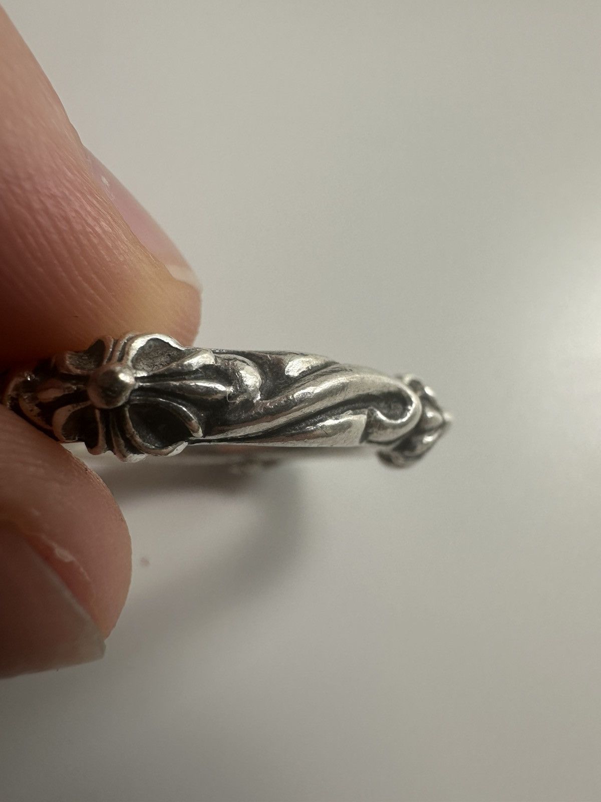 Chrome Hearts Chrome Hearts .925 SBT Cross Band Ring US11.5 Size ONE SIZE - 4 Thumbnail