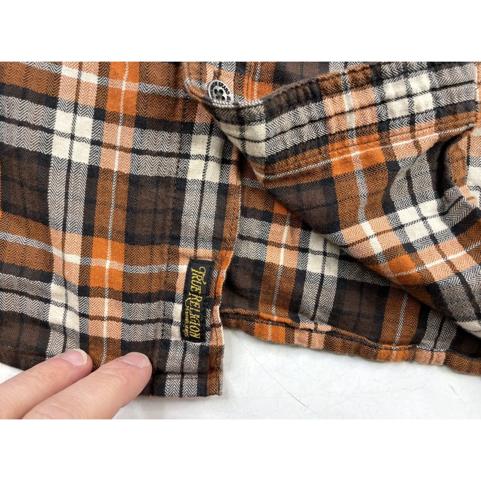 True Religion True Religion Shirt Button-Down Mens 3XL Long Sleeve Cotton Plaid Casual Size US XXL / EU 58 / 5 - 5 Thumbnail