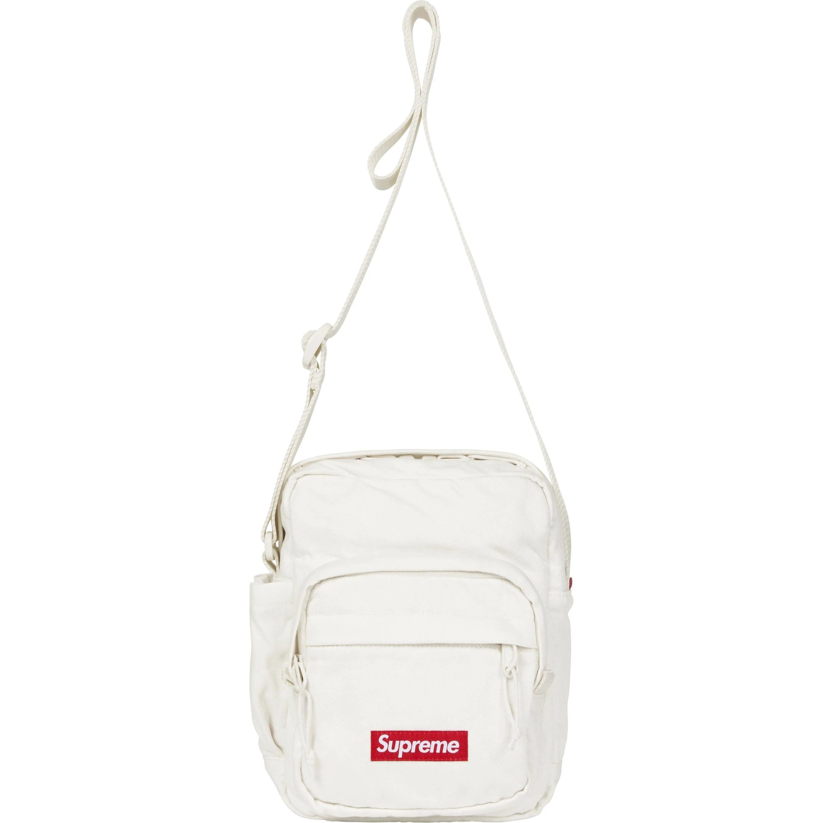 Supreme Supreme FW25 Denim Shoulder Bag (White) | Grailed
