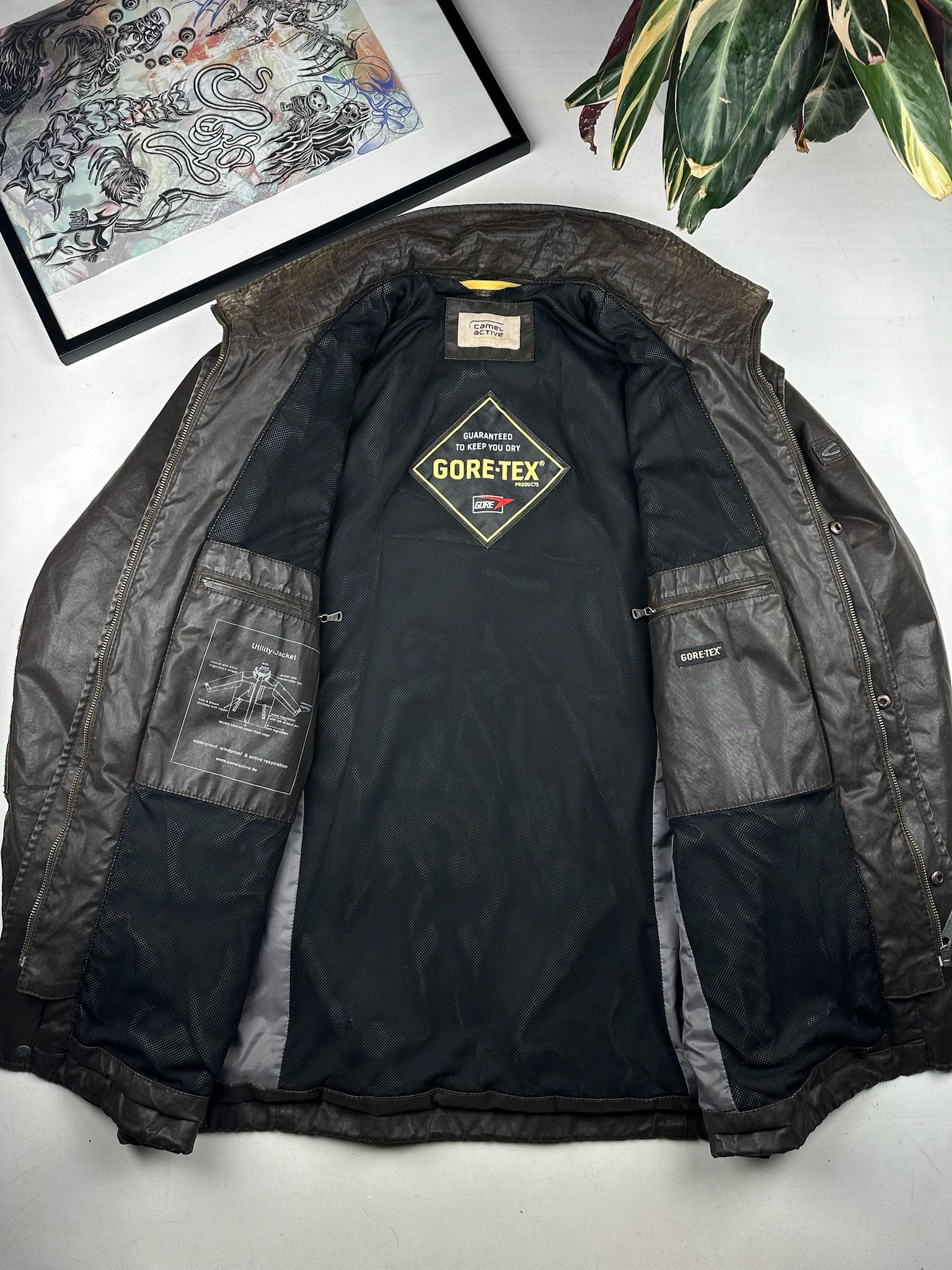 camel active Vintage Camel Active utility jacket gore tex waxed Size US M / EU 48-50 / 2 - 6 Thumbnail