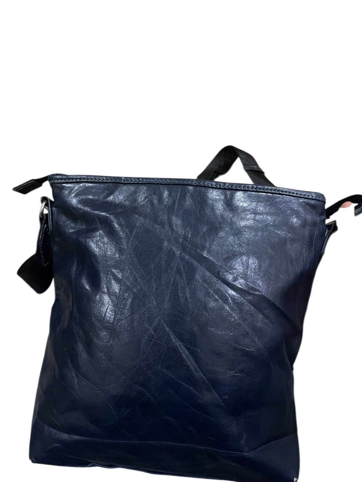 Issey Miyake SACS for TETE HOMME by ISSEY MIYAKE LEATHER CROSS BODY BAG Size ONE SIZE - 8 Thumbnail