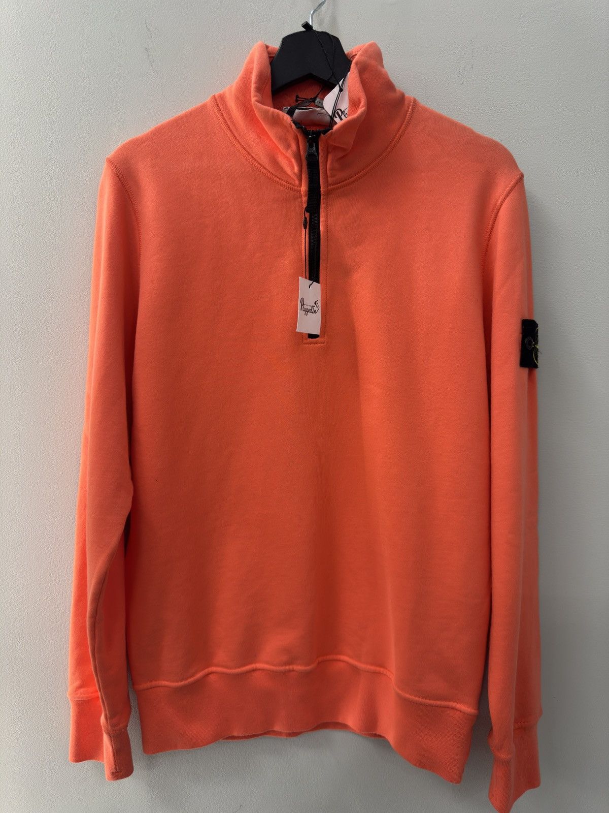 Stone Island Stone Island Orange Quarter Zip Size US M / EU 48-50 / 2 - 1 Thumbnail