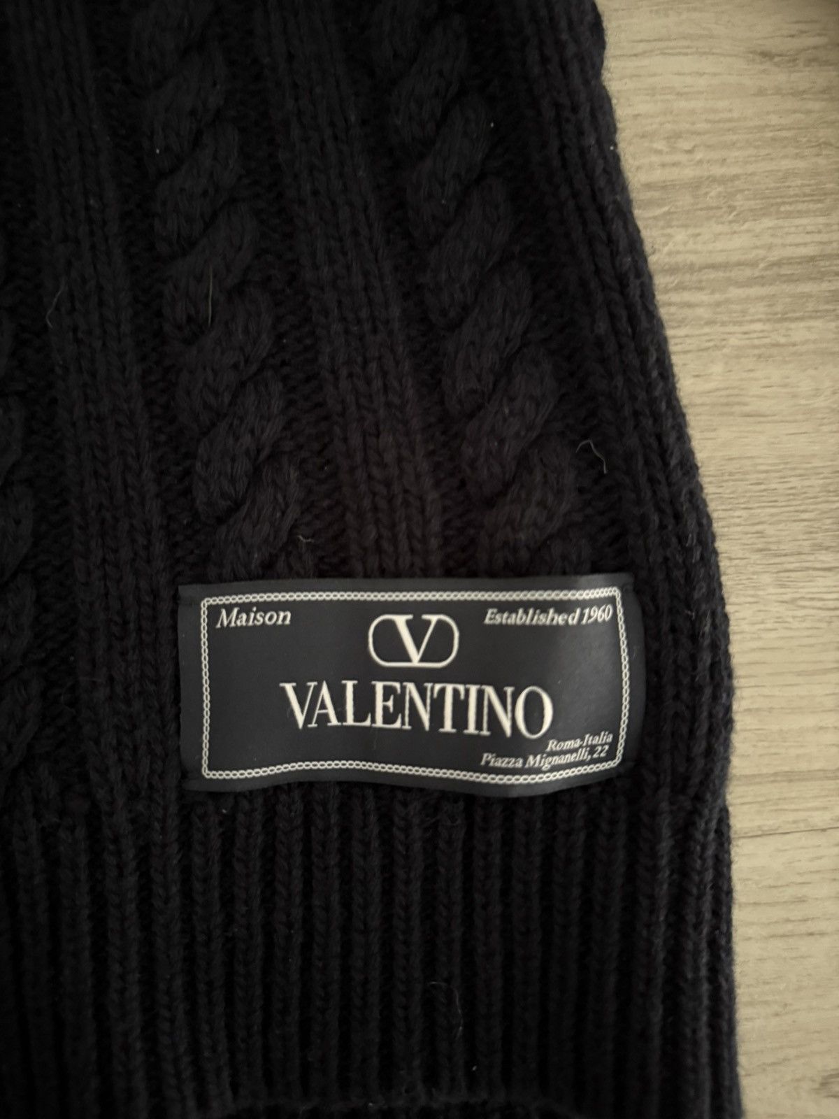 Valentino Valentino Garavani cable-knit virgin wool jumper medium Size US M / EU 48-50 / 2 - 3 Thumbnail