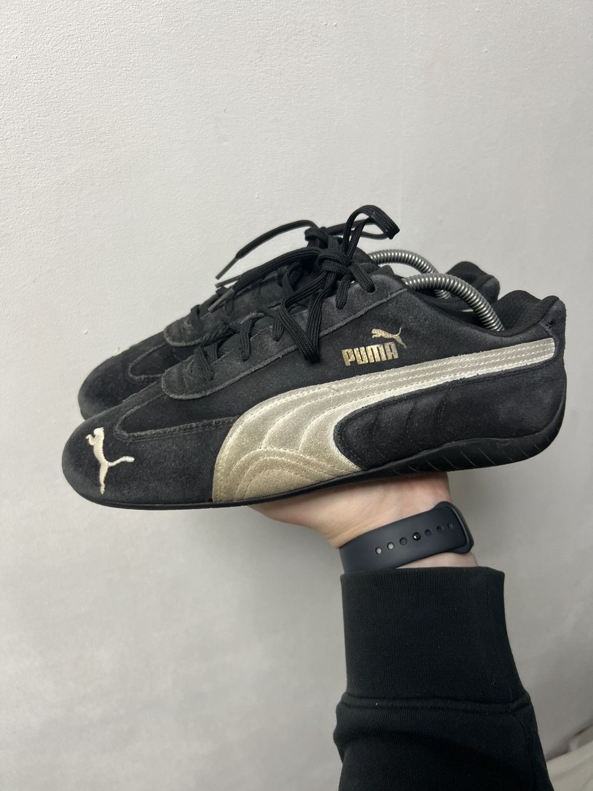Japanese Brand Puma Speedcat Black Suede Sneakers Shoes Mostro Y3 Vibe Size US 7.5 / EU 40-41 - 5 Thumbnail