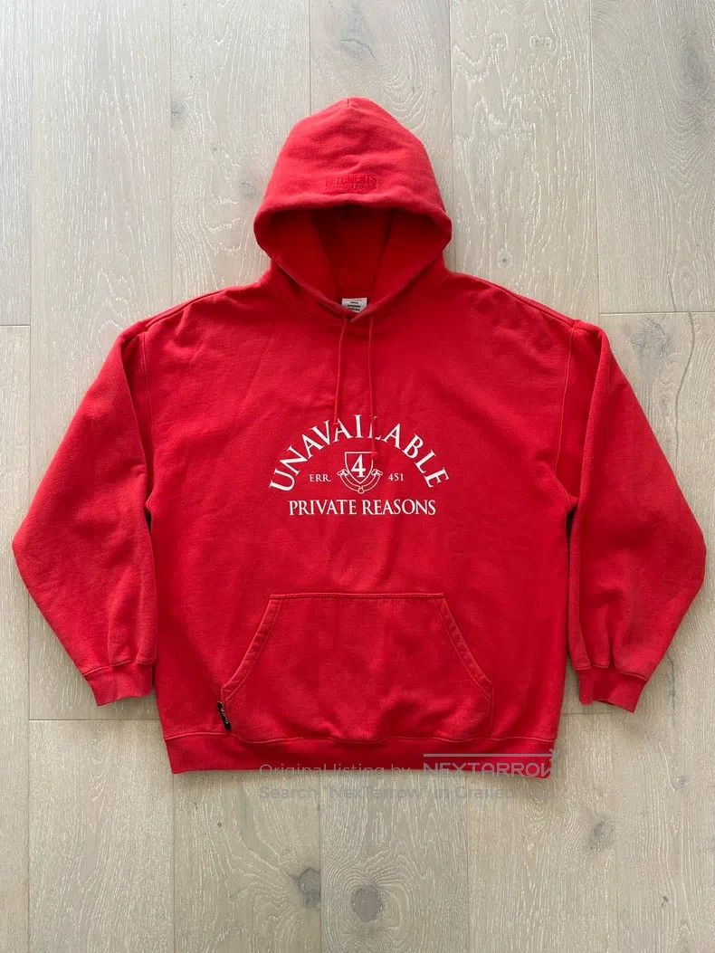 Vetements Vetements Academic Style Printed Hoodie Size US S / EU 44-46 / 1 - 1 Thumbnail