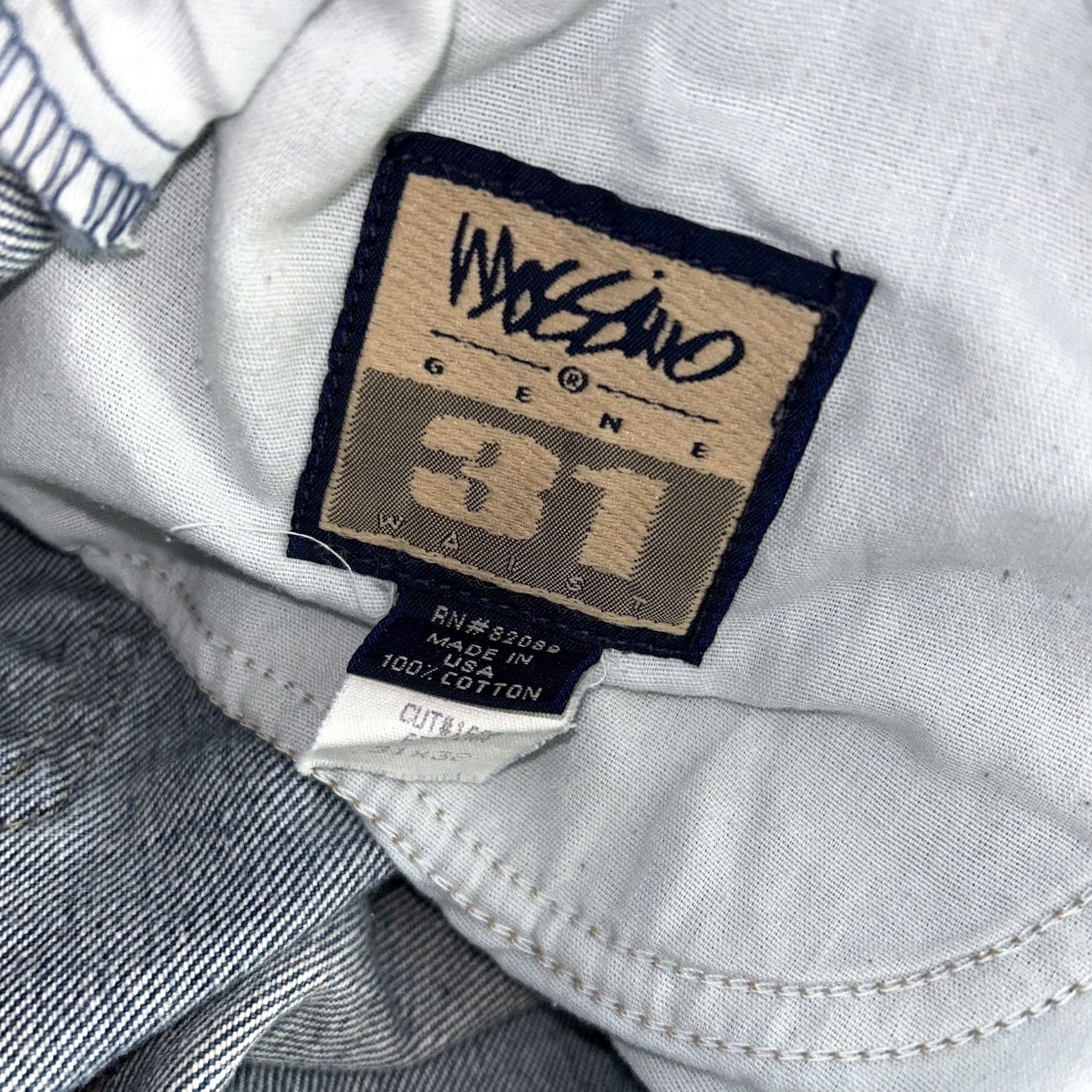 Mossimo VINTAGE Mossimo Gene Denim Jeans USA Made 28x31 Relaxed 5-Pocket Blue Mens Jeans Size US 28 / EU 44 - 8 Thumbnail