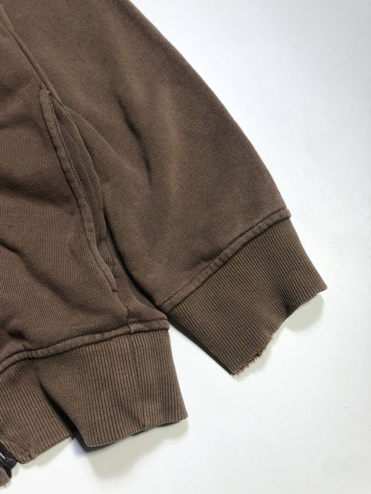 PPFM 00s PPFM Felt Print Asymmetrical Zip Hoodie Size US S / EU 44-46 / 1 - 5 Thumbnail