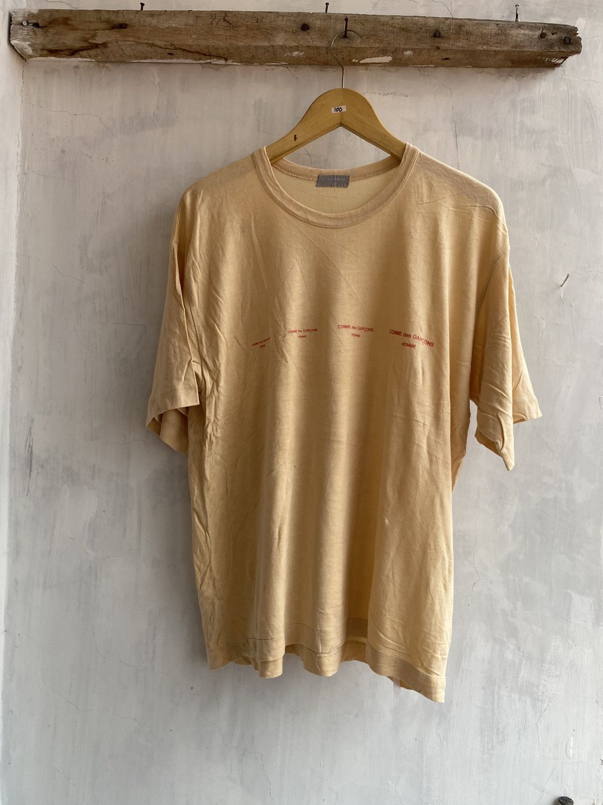 Comme des Garcons Homme archive cdg homme t shirt script tee Size US M / EU 48-50 / 2 - 1 Thumbnail