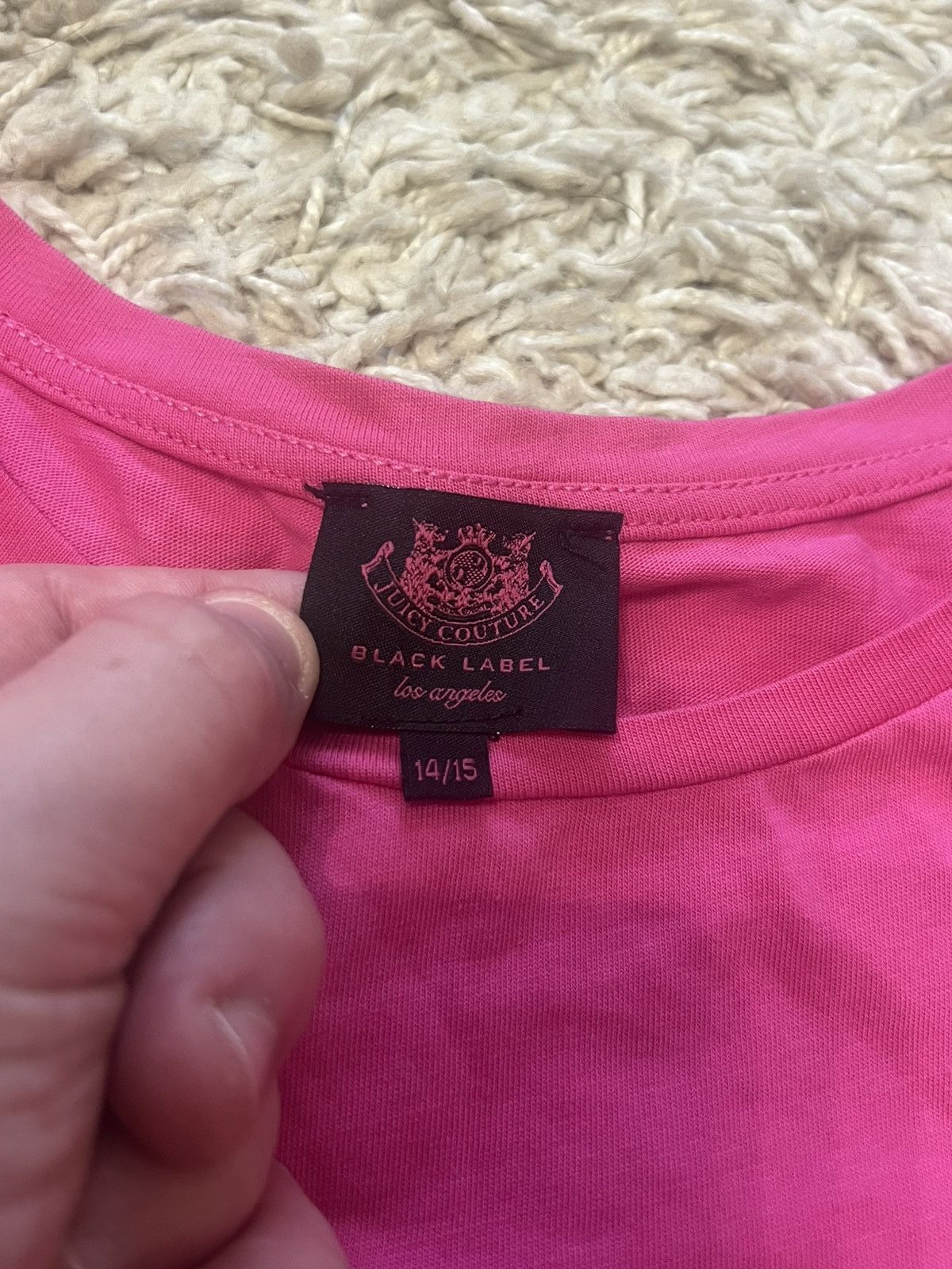 Juicy Couture Juicy Couture Black Label pink crazy Y2k t-shirt Size S / US 4 / IT 40 - 3 Thumbnail