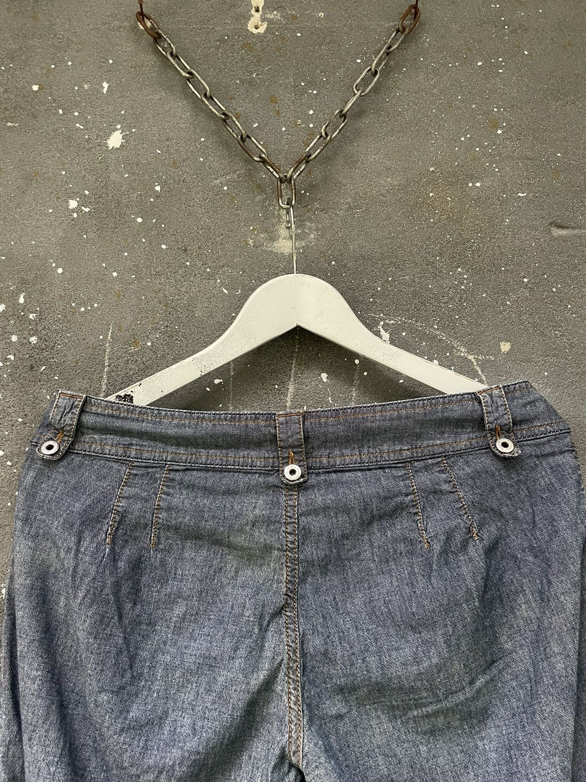 Dolce & Gabbana Vintage Y2K Dolce Gabbana Shorts Bridge 00’s Denim RARE Size 29" - 6 Thumbnail