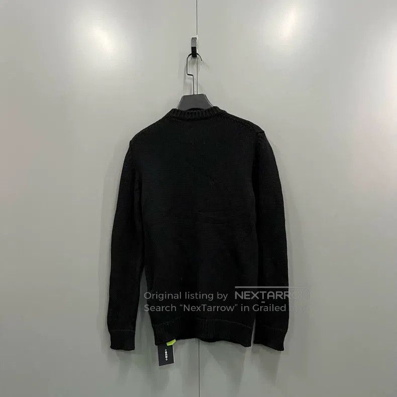 Fendi Fendi Black floral logo knitted sweater Size US M / EU 48-50 / 2 - 2 Thumbnail