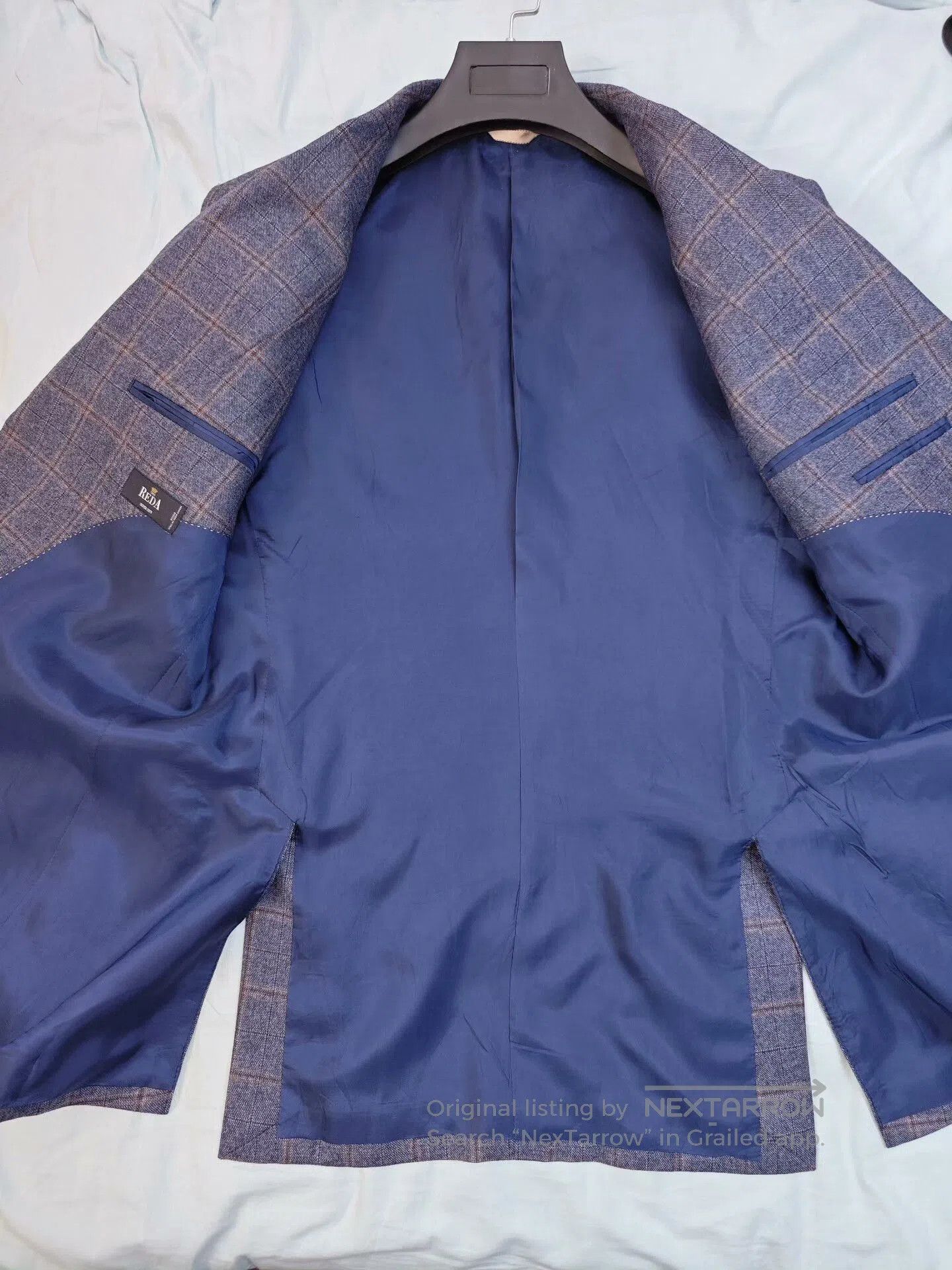 Japanese Brand Italian Wool Blazer with Check Pattern. Size US M / EU 48-50 / 2 - 6 Thumbnail