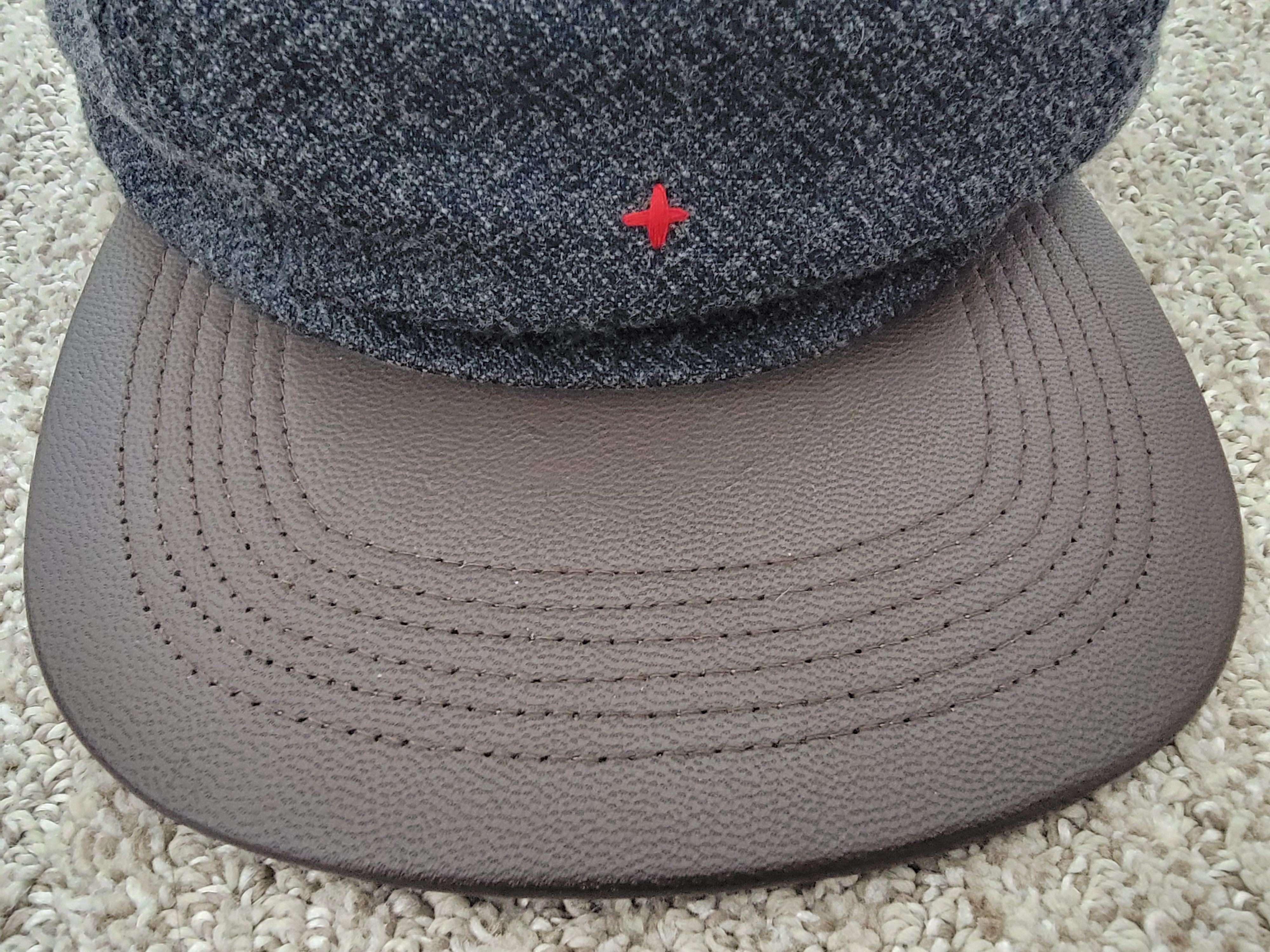 Apolis APOLIS Wool Flannel Leather Brim Adjustable Camp Hat Size ONE SIZE - 8 Thumbnail