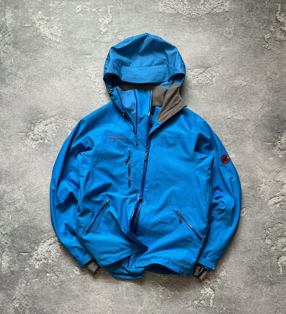 Mammut Mammut L man blue zip hooded jacket drytech windbreaker ski Size US L / EU 52-54 / 3 - 1 Thumbnail