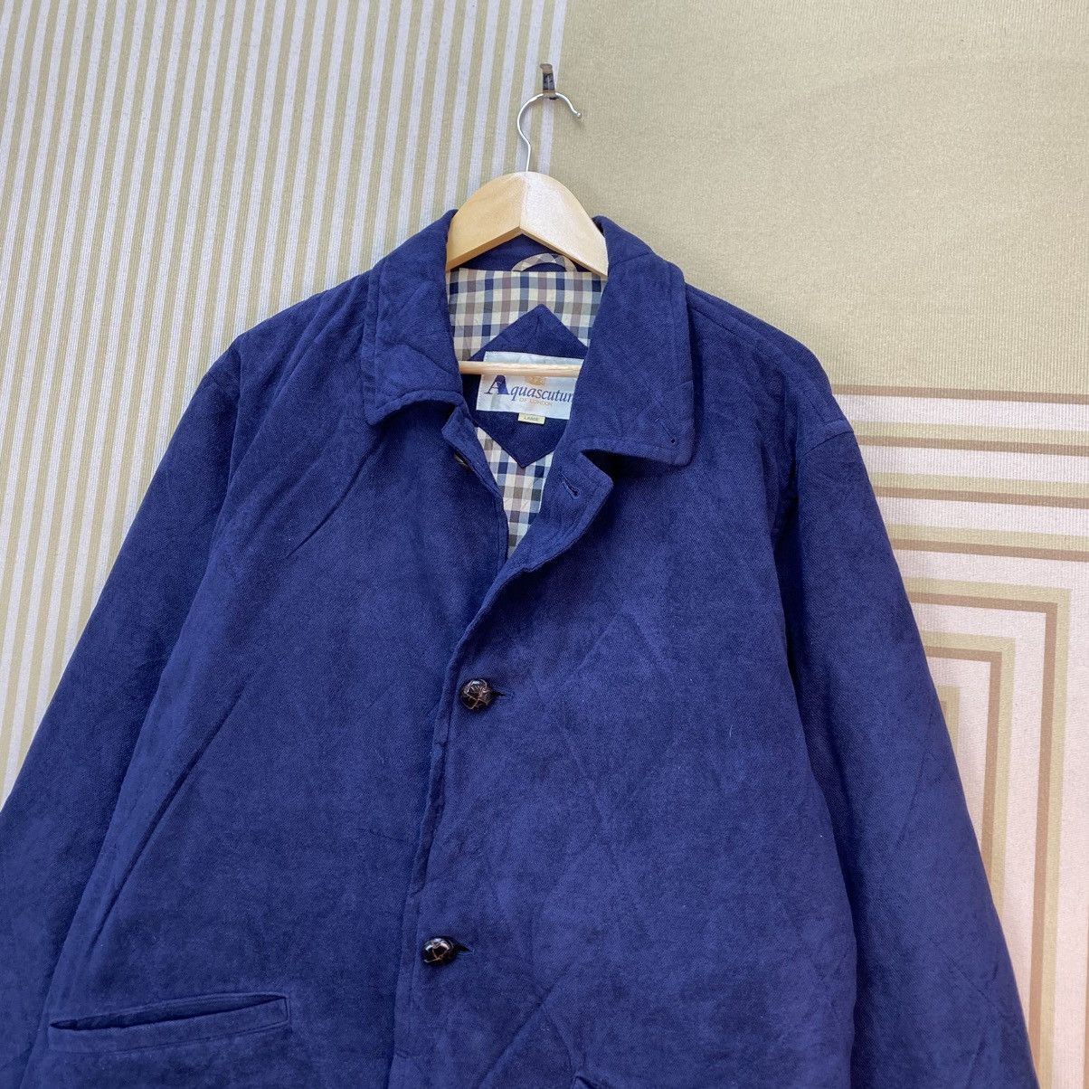 Aquascutum 🫶Vintage Aquascutum Quilted Plaid Lining Jacket Size US M / EU 48-50 / 2 - 3 Thumbnail
