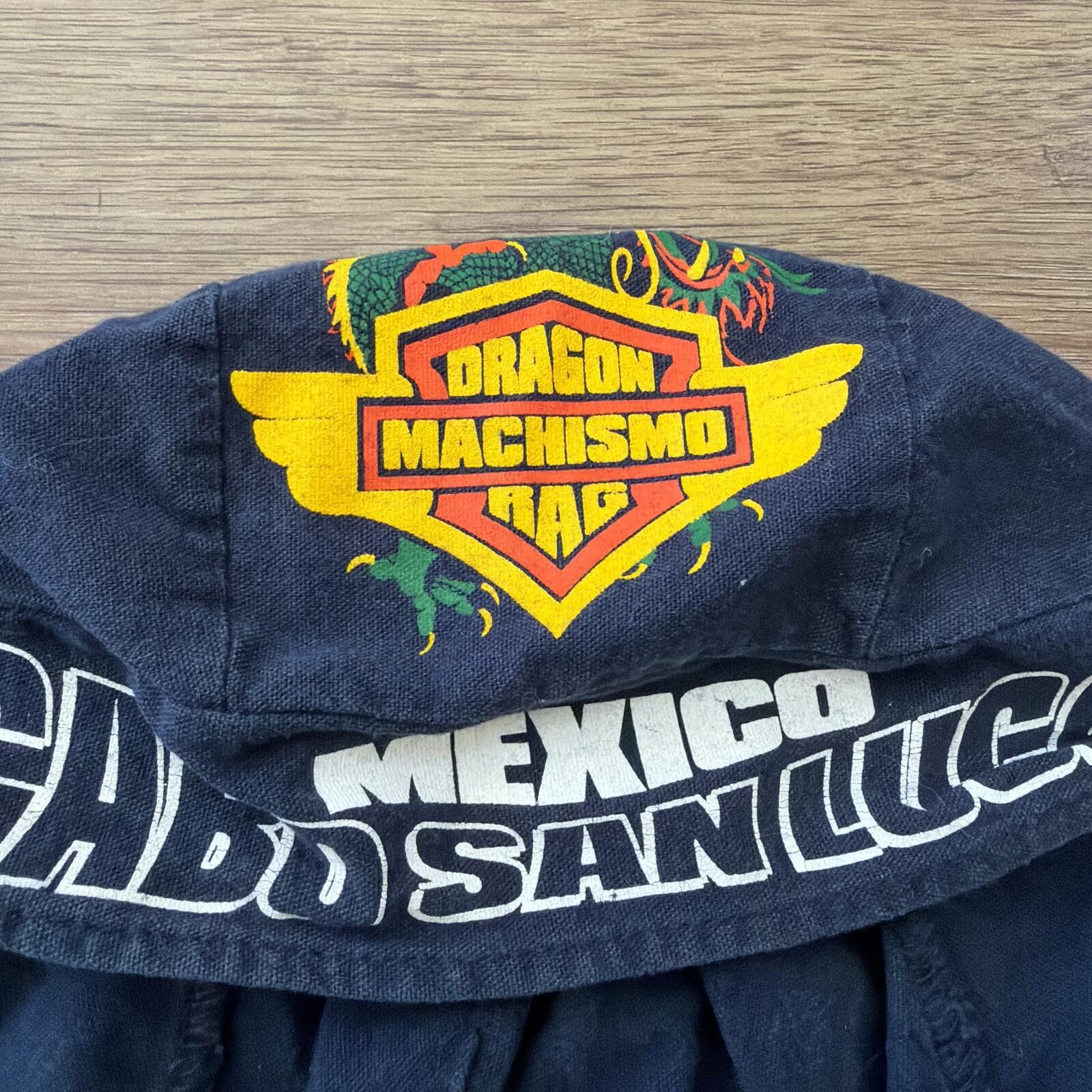 Other Vintage Dragon Machismo Cabo San Lucas Mexico Biker Skullcap Size ONE SIZE - 4 Thumbnail