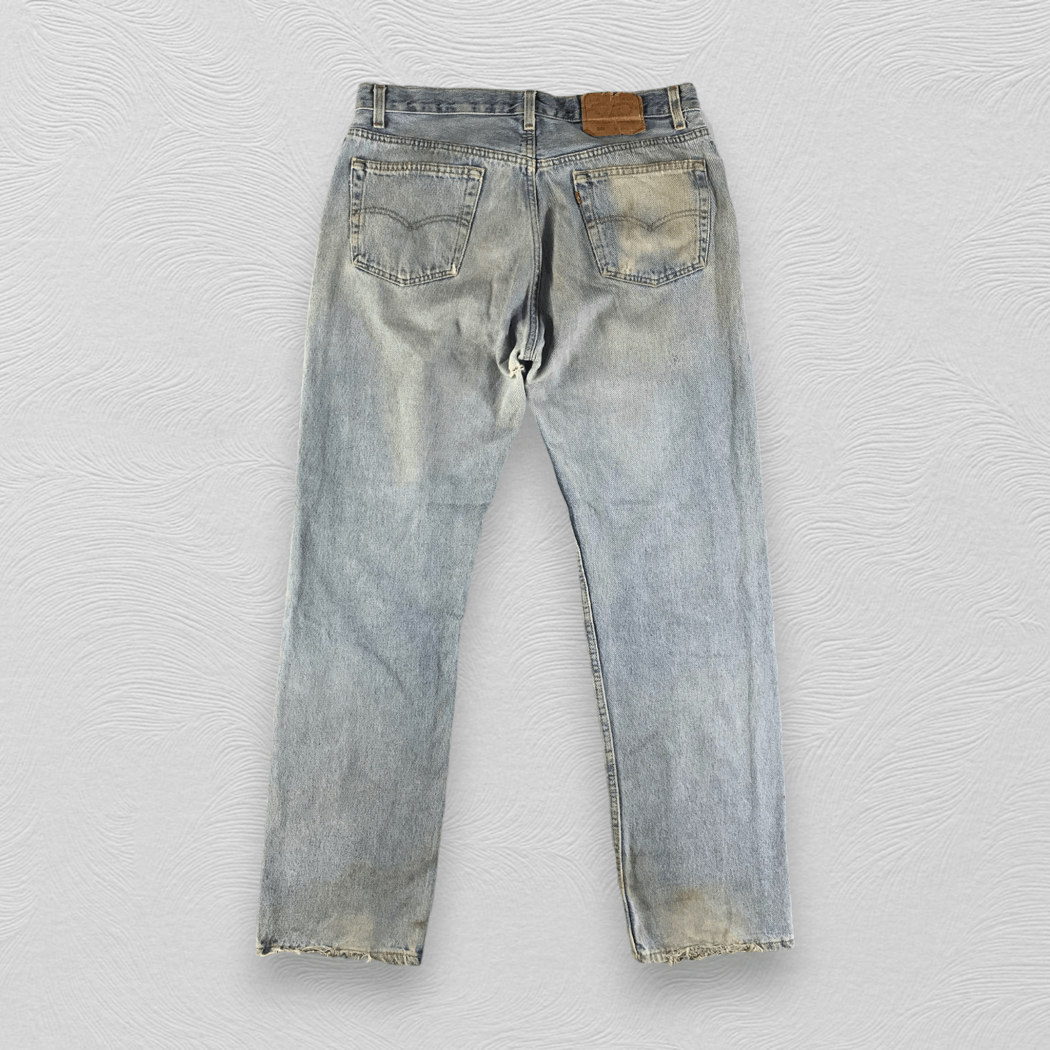 Levi's Vintage Levis 501 Jeans Ripped Denim KJ2420 Size US 34 / EU 50 - 2 Thumbnail